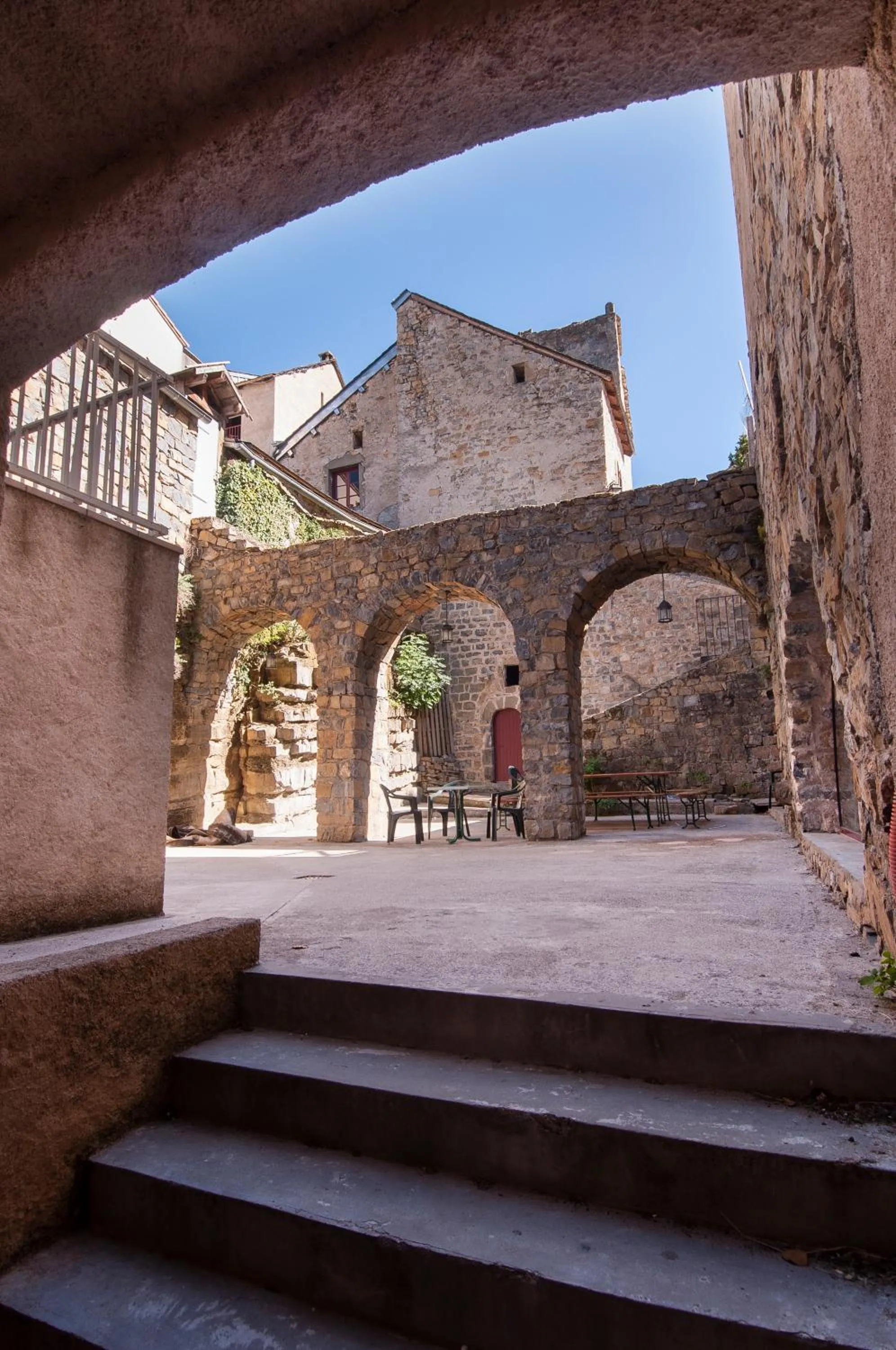 Patio in Camping RCN Val de Cantobre