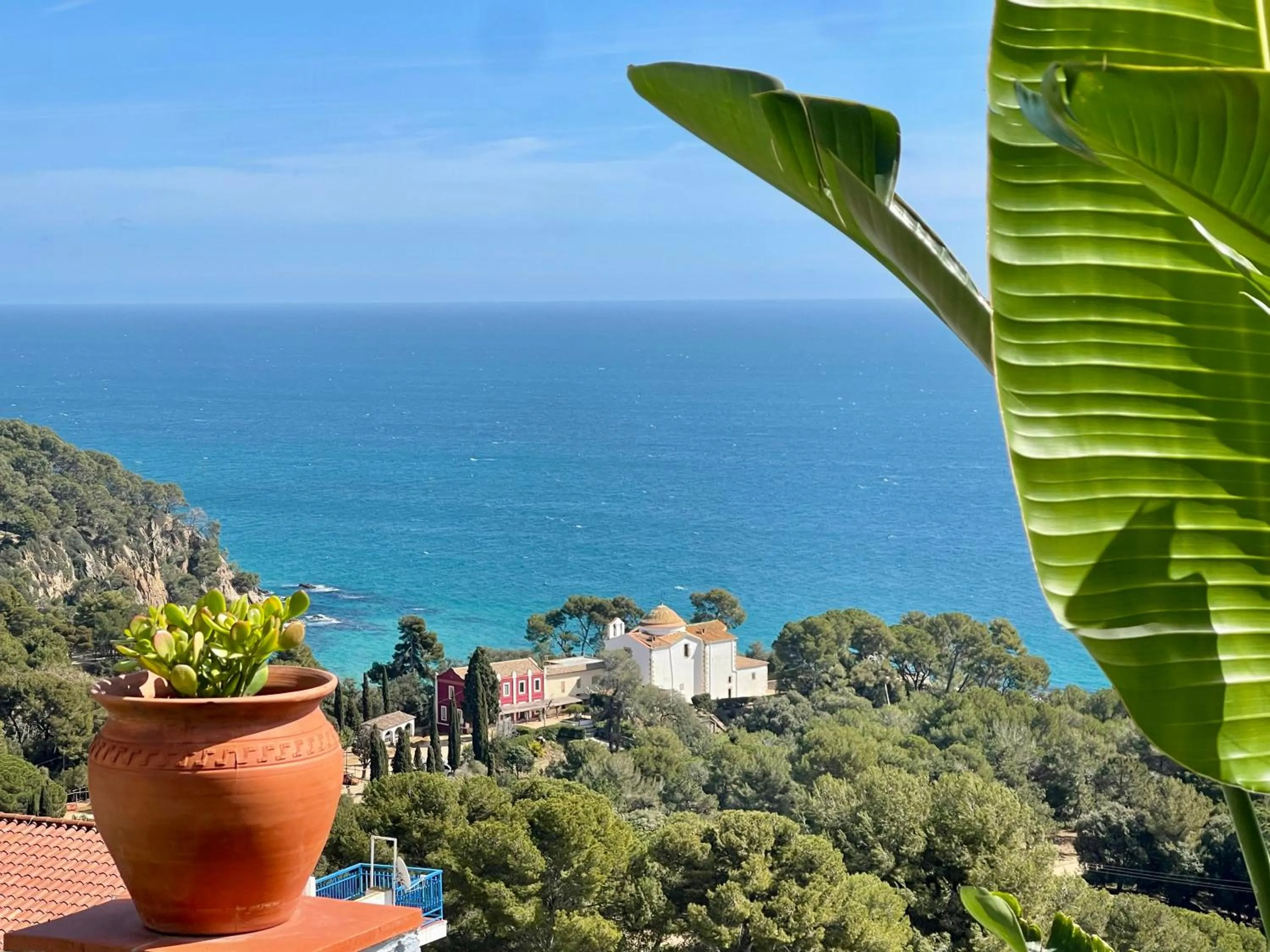 Sea view in LA CASA BLUE , Mediterranean Boutique-Villa in Santa Cristina Beach