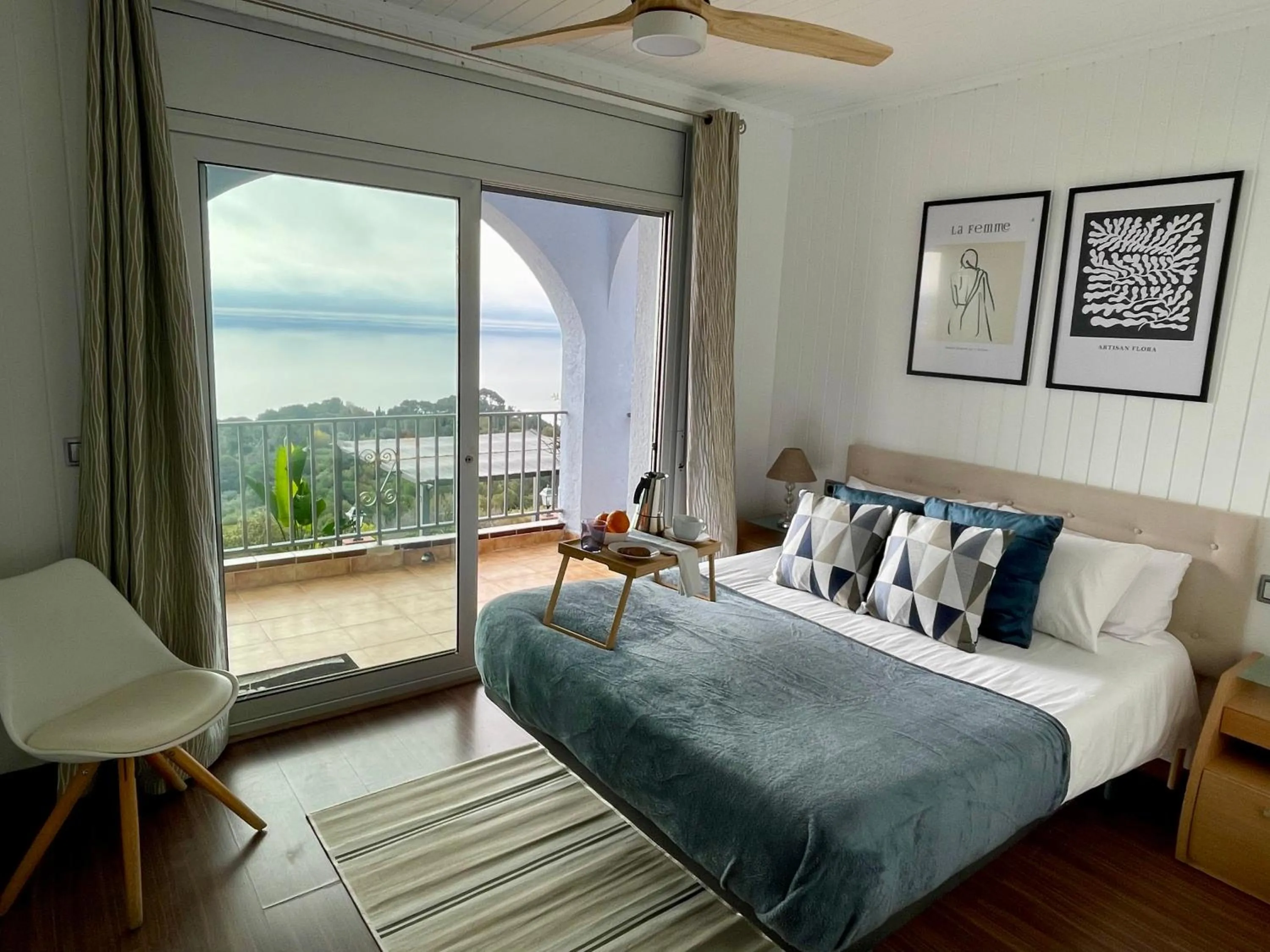 Natural landscape, Bed in LA CASA BLUE , Mediterranean Boutique-Villa in Santa Cristina Beach