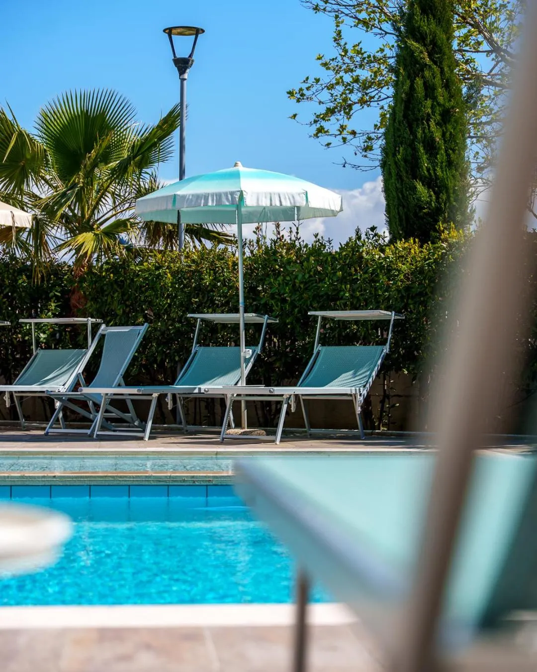 Swimming pool in Golden Apartments