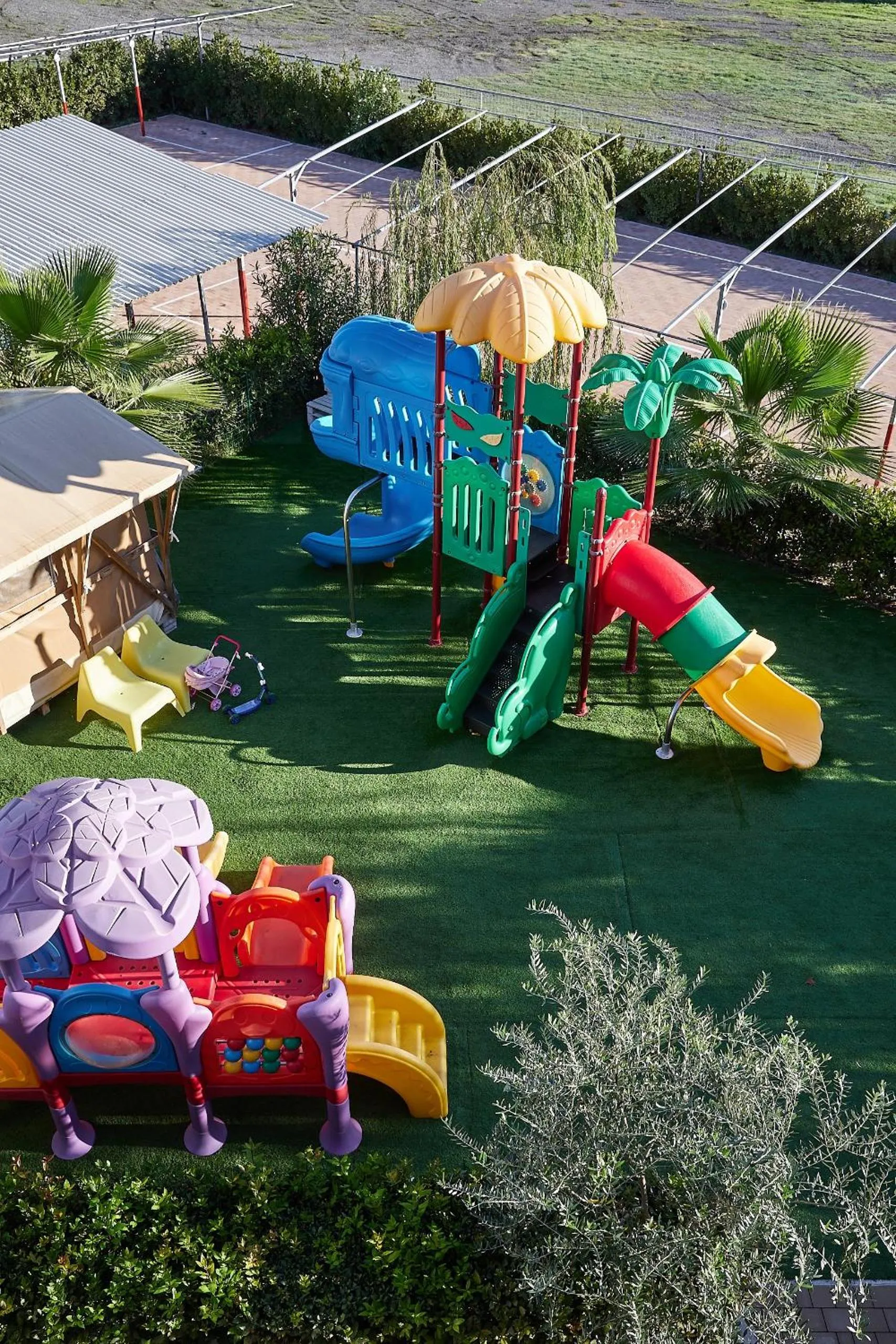 Children play ground in Golden Apartments