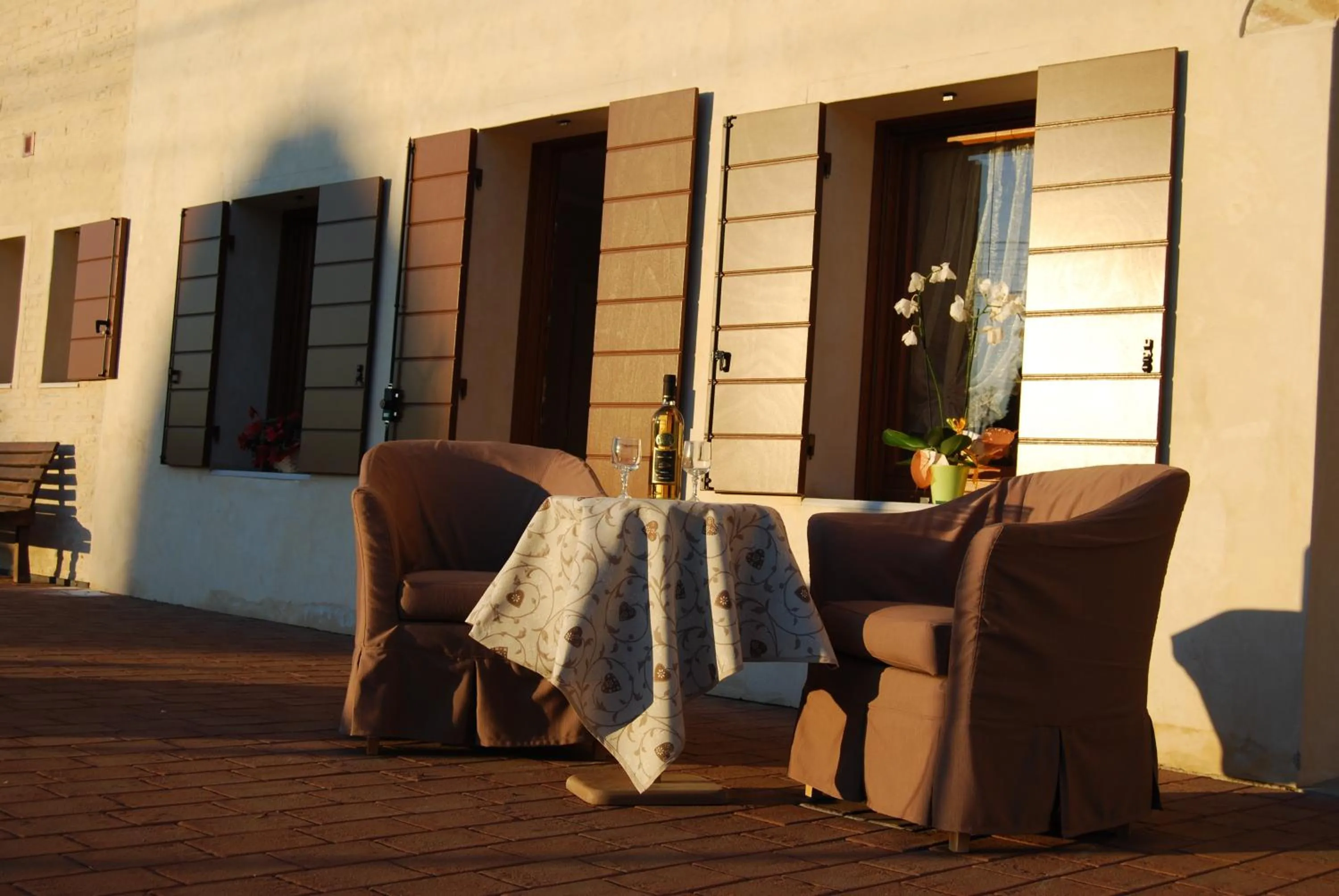 Seating area in Agriturismo Colombera