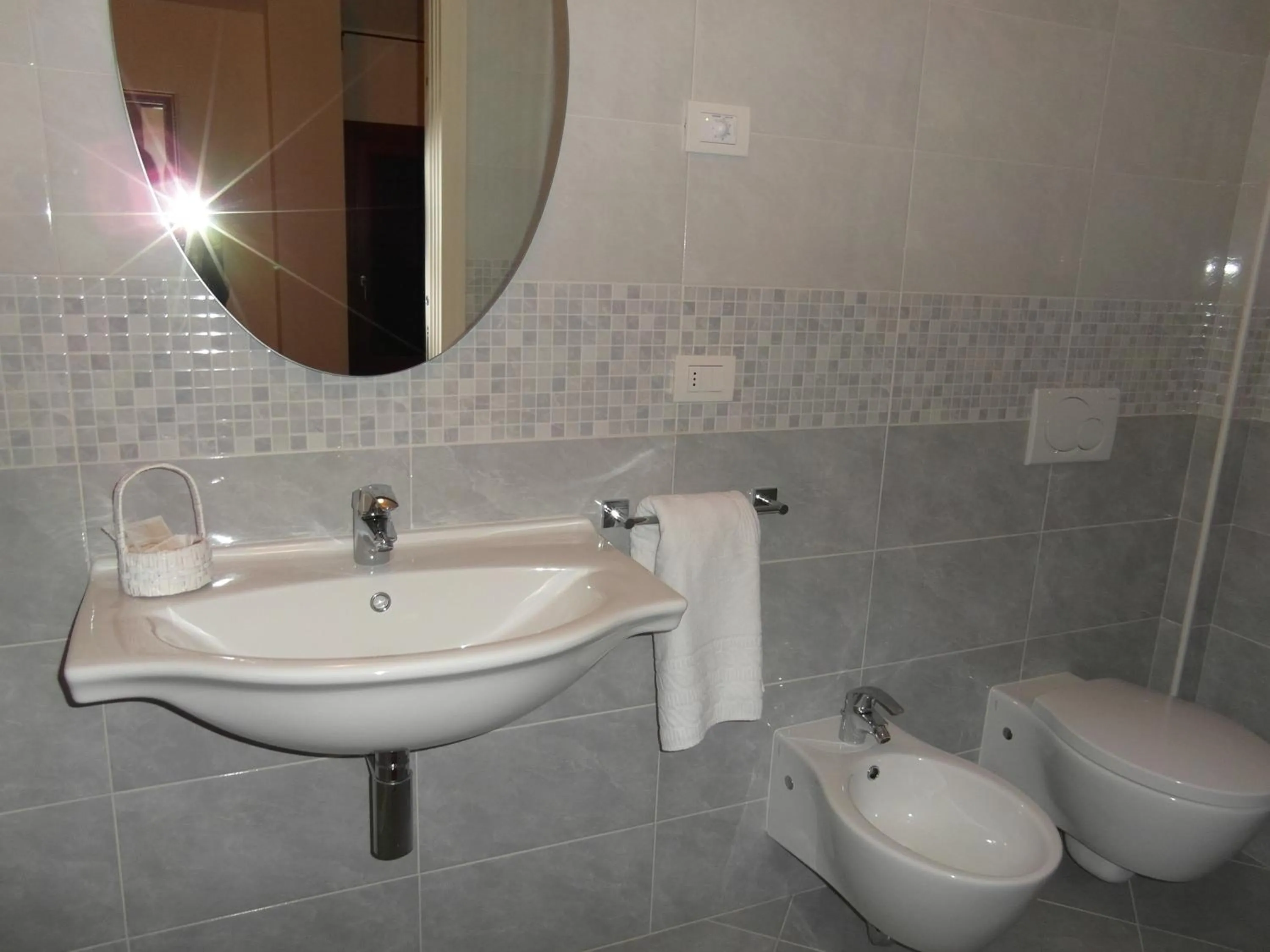 Bathroom in Agriturismo Colombera