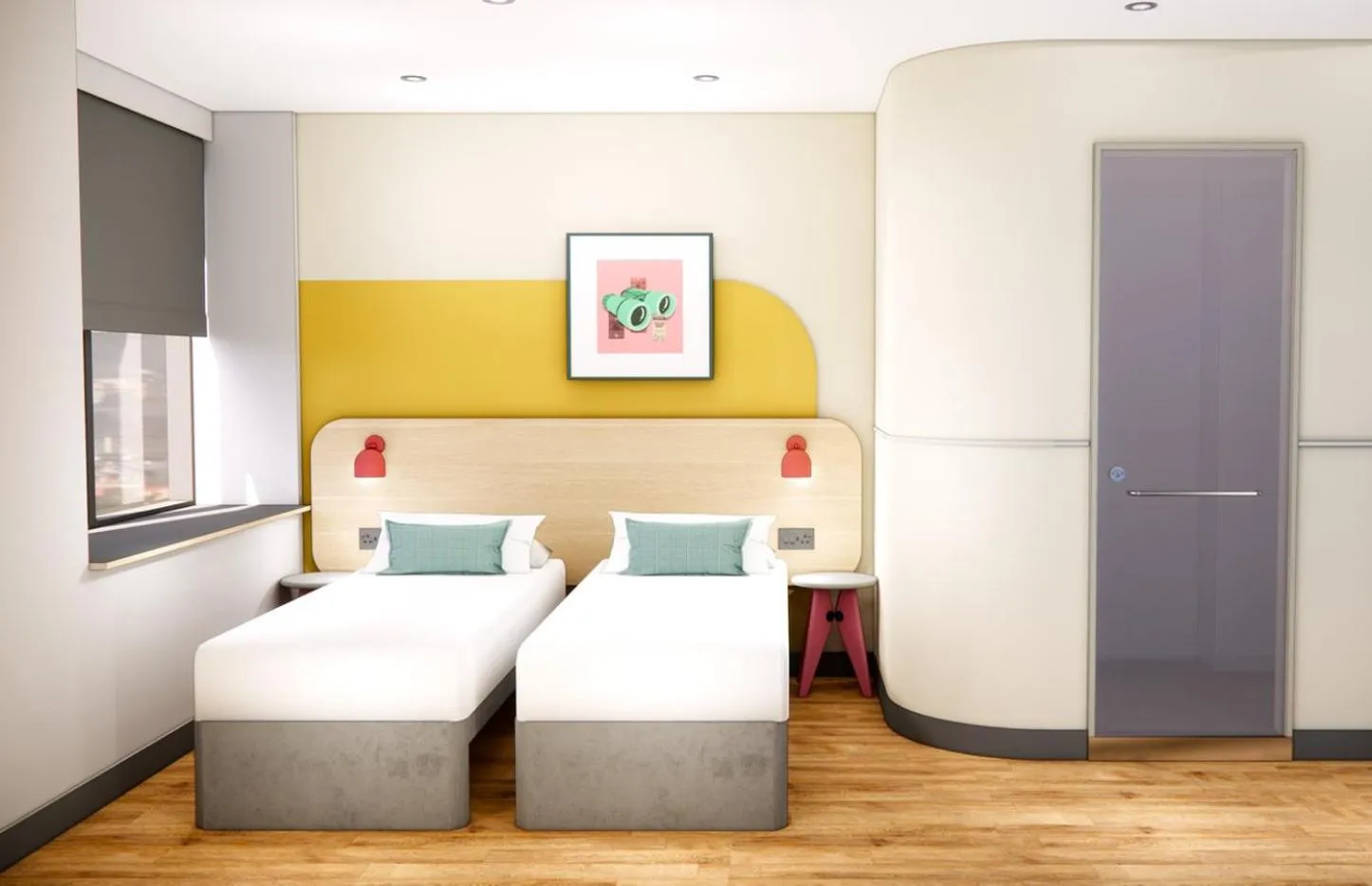 Photo of the whole room, Bed in Garner Hotel Edinburgh - Haymarket by IHG