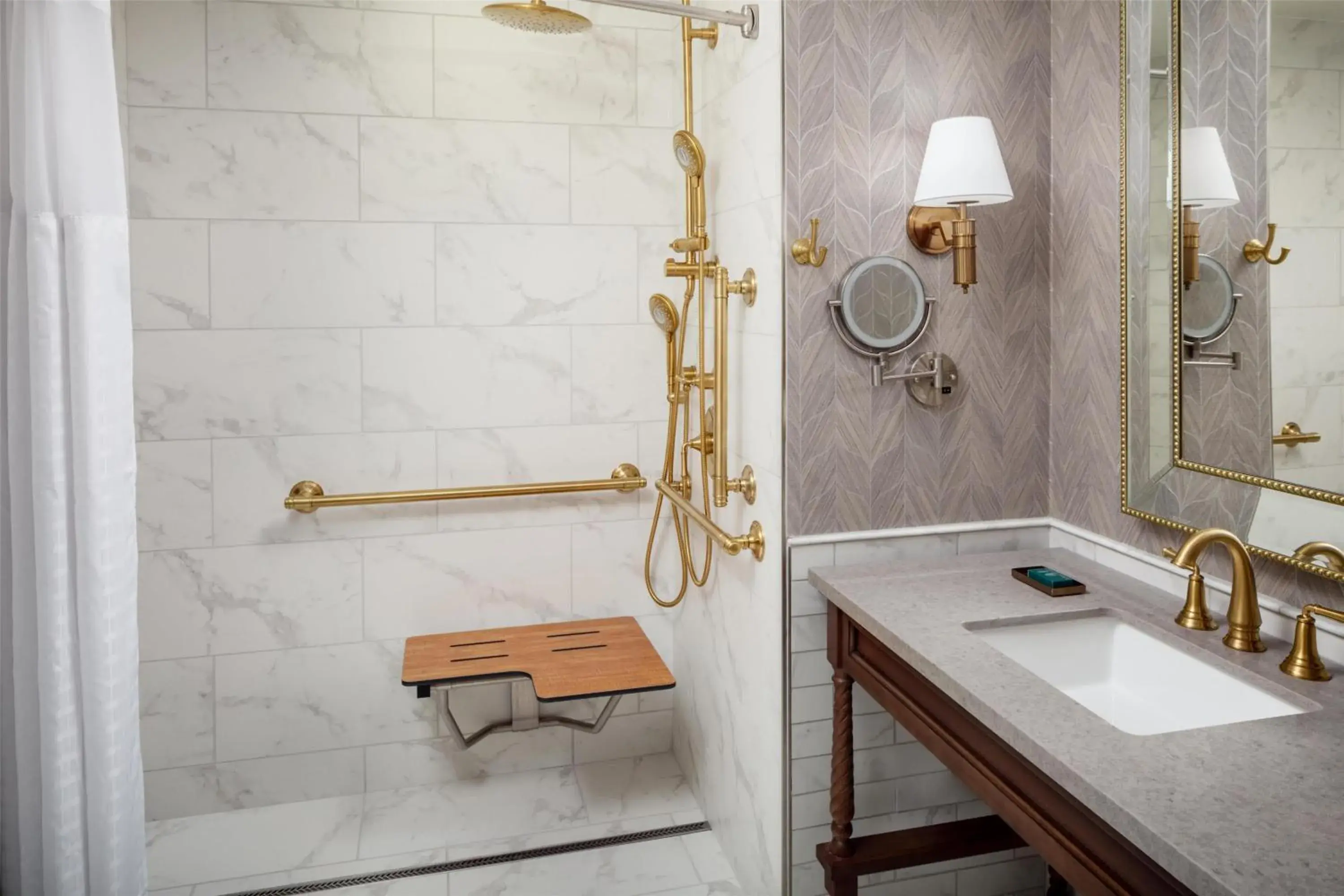 Bathroom in The Skirvin Hilton Oklahoma City Bathroom in The Skirvin Hilton Oklahoma City