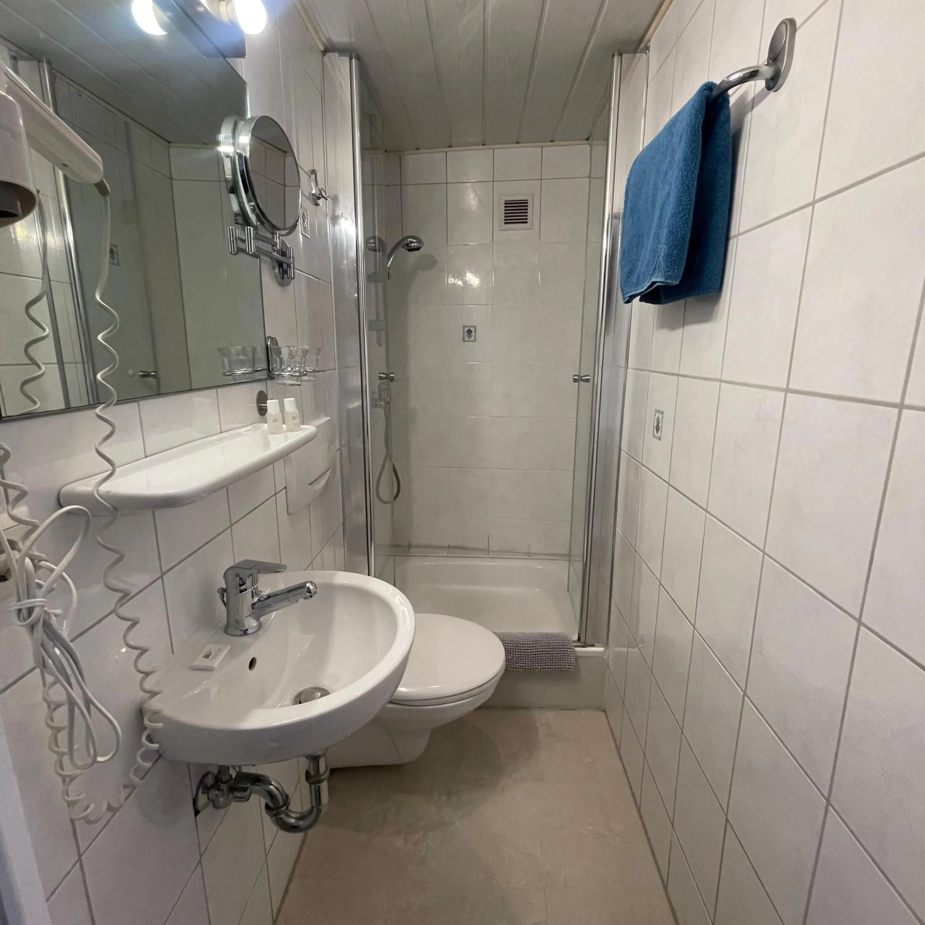 Shower in Hotel Gasthof Inselgraben garni