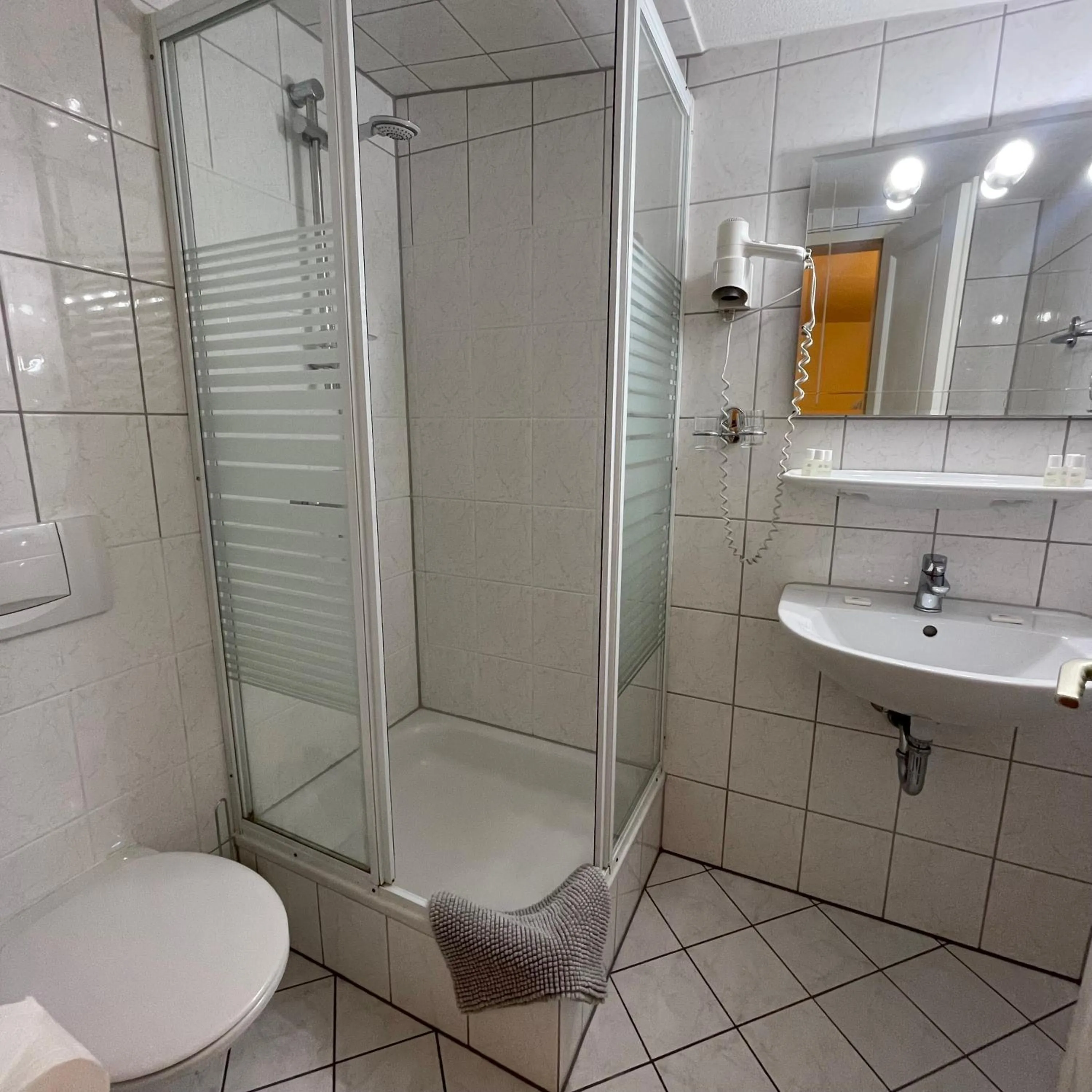 Shower in Hotel Gasthof Inselgraben garni