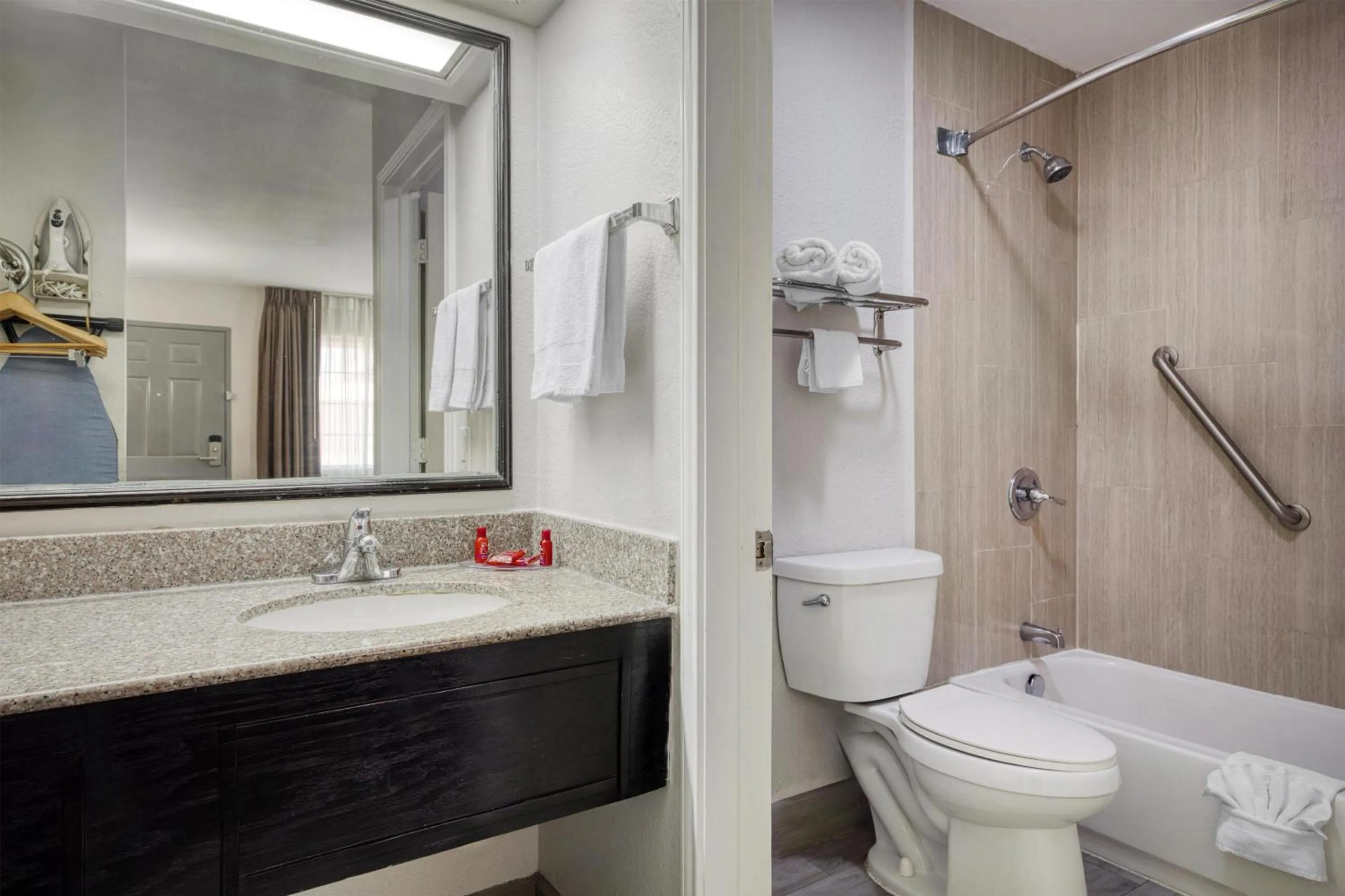 Bathroom in SureStay Hotel by Best Western Terrell