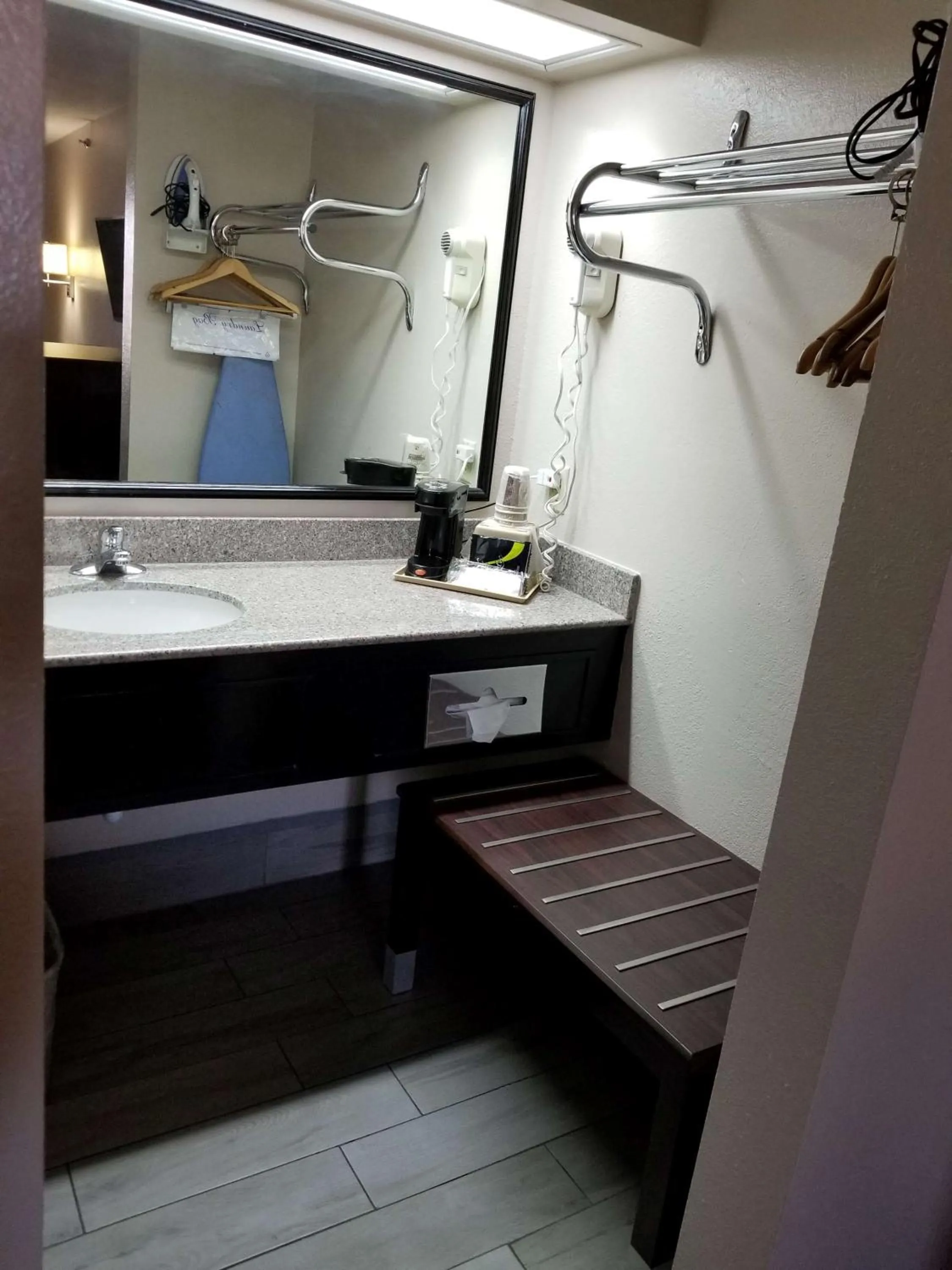 Bathroom in SureStay Hotel by Best Western Terrell