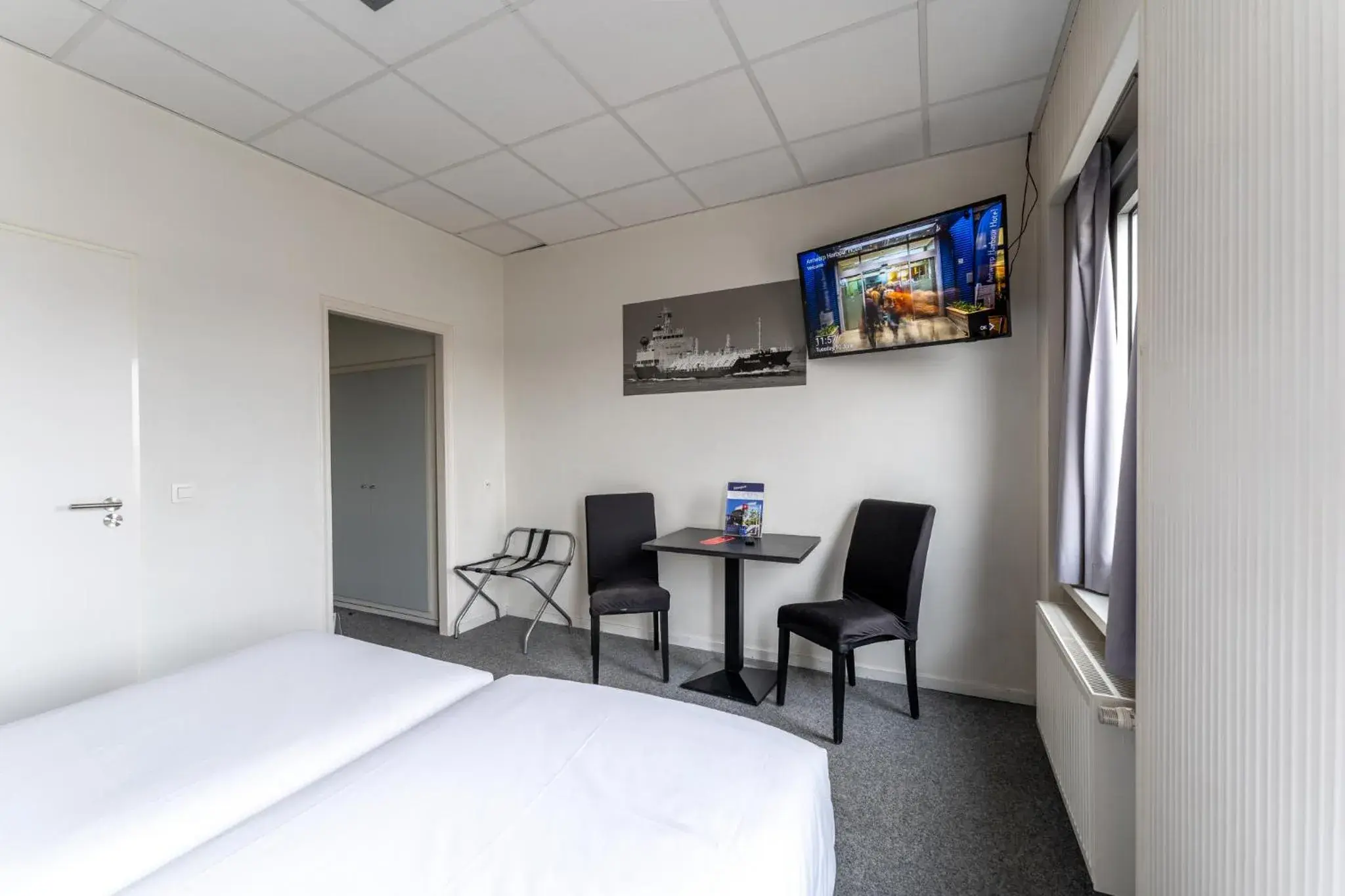 Bedroom, Bed in Antwerp Harbour Hotel Bedroom, Bed in Antwerp Harbour Hotel