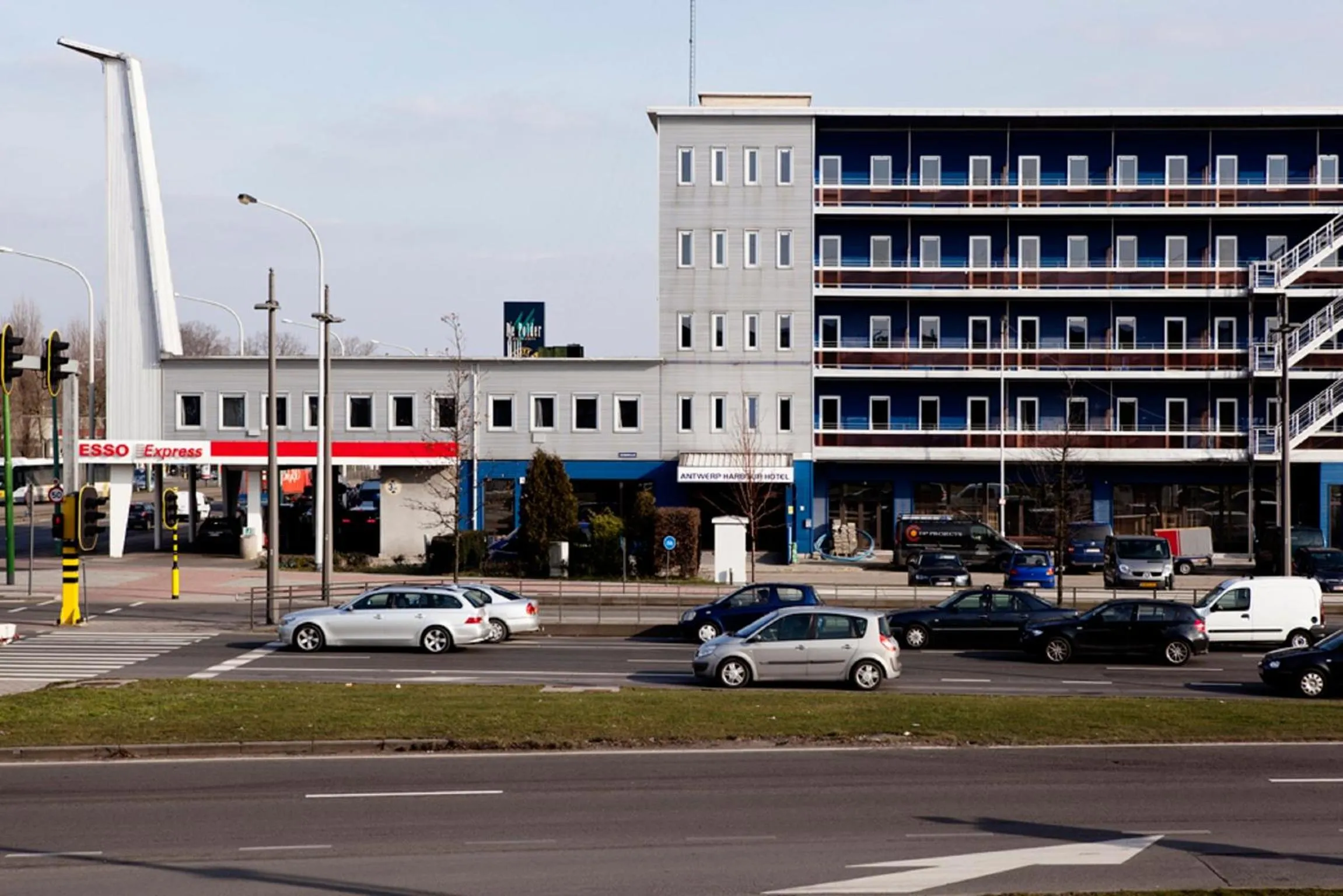 Facade/entrance in Antwerp Harbour Hotel