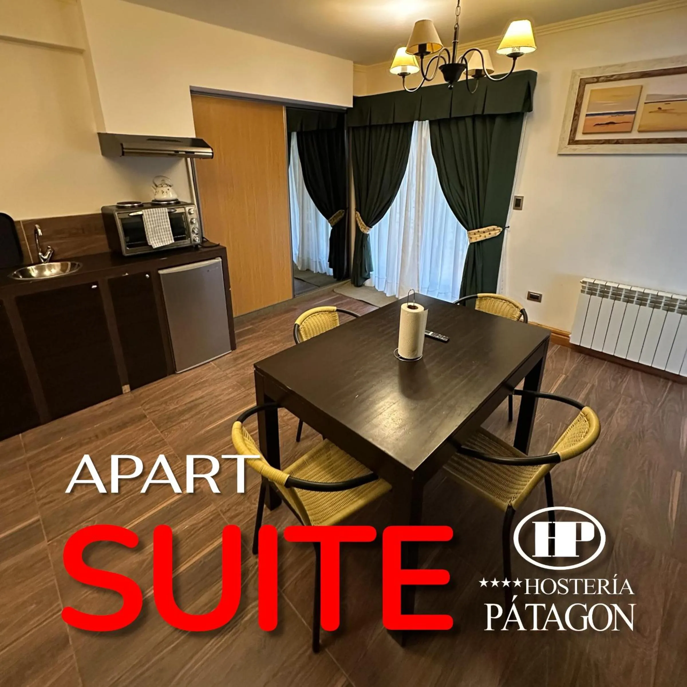 Living room in Hosteria Patagon