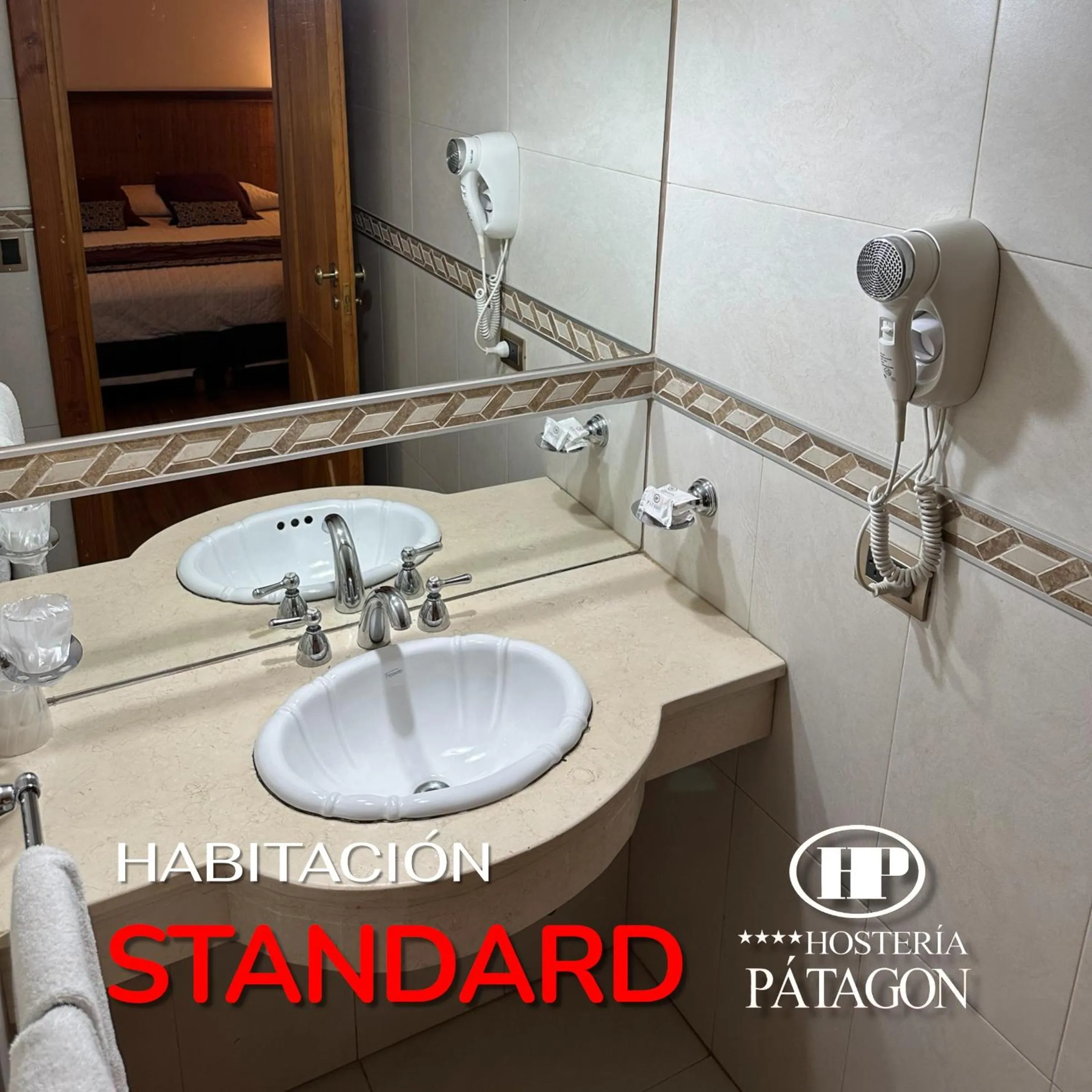 Bathroom in Hosteria Patagon