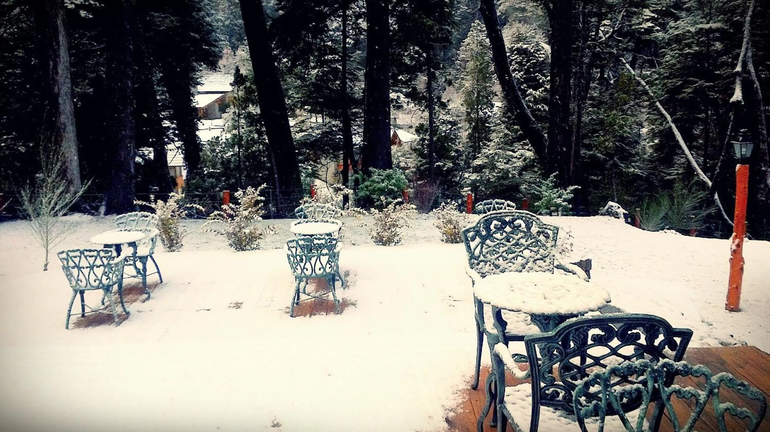 Patio in Hosteria Patagon