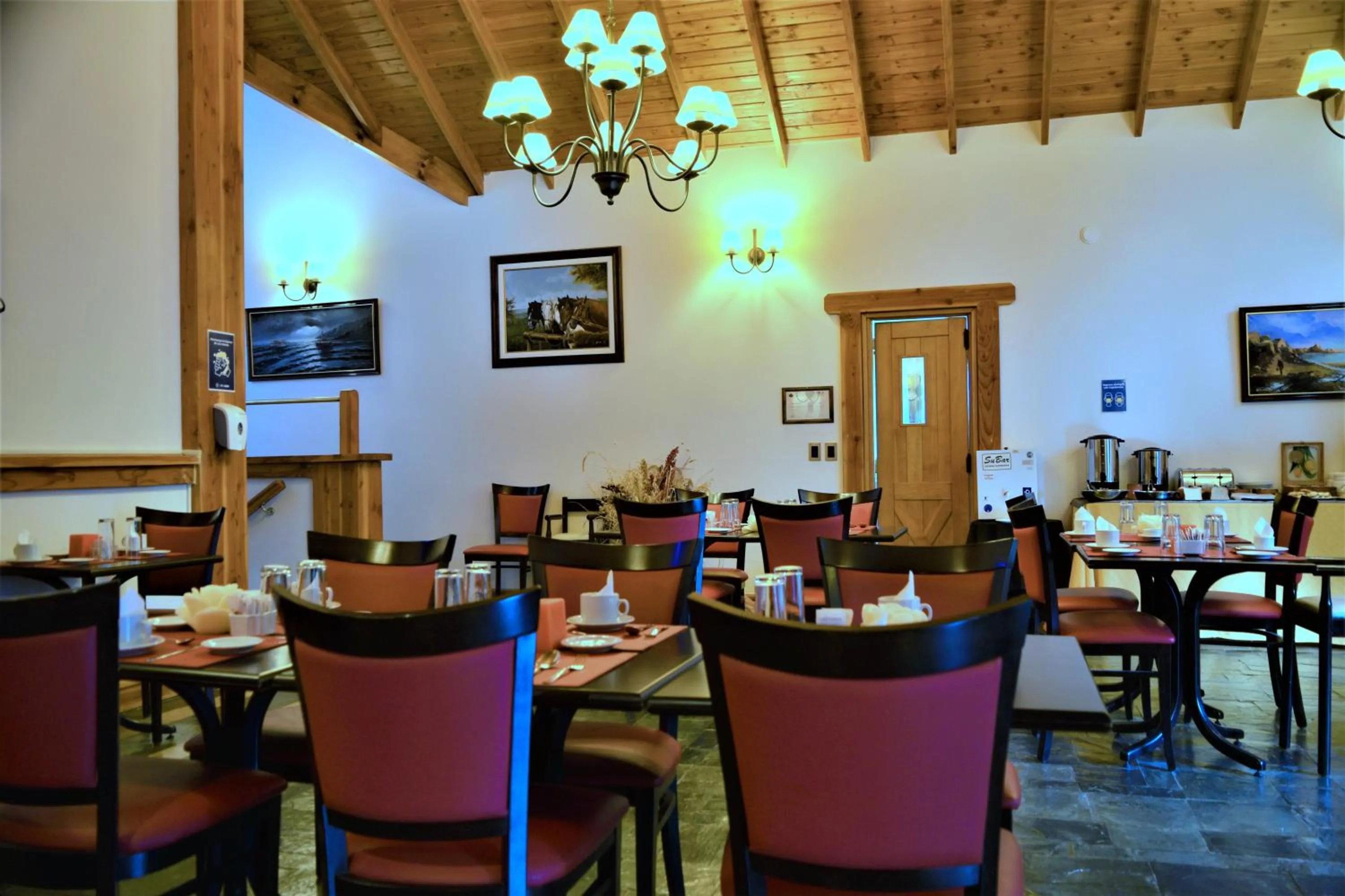 Breakfast in Hosteria Patagon