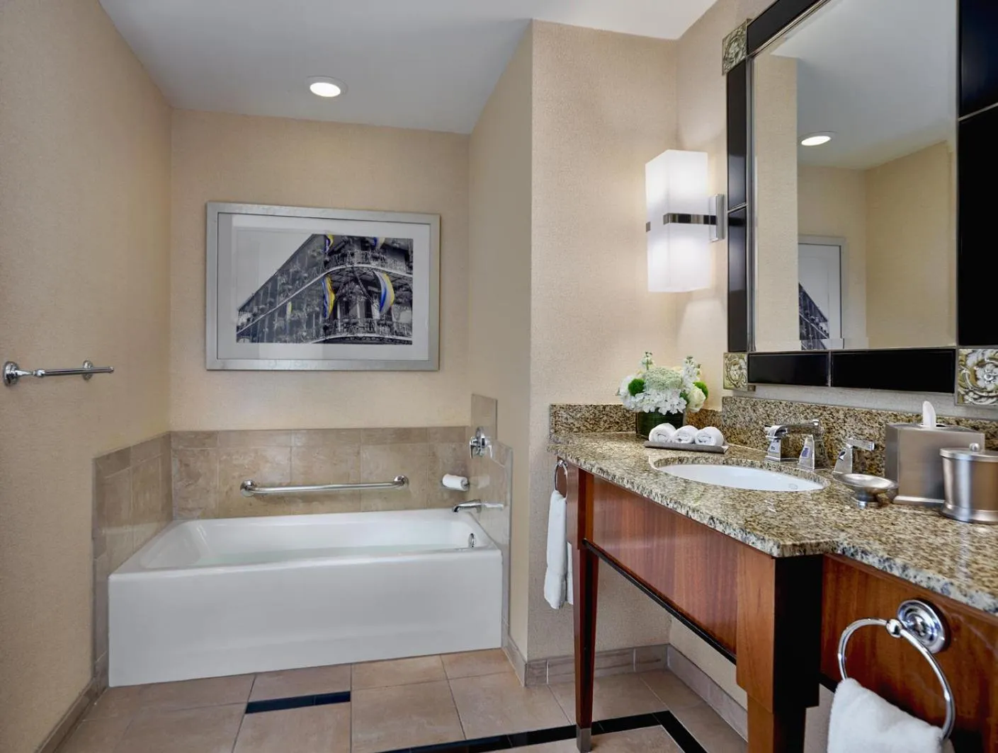 Bathroom in Loews New Orleans Hotel