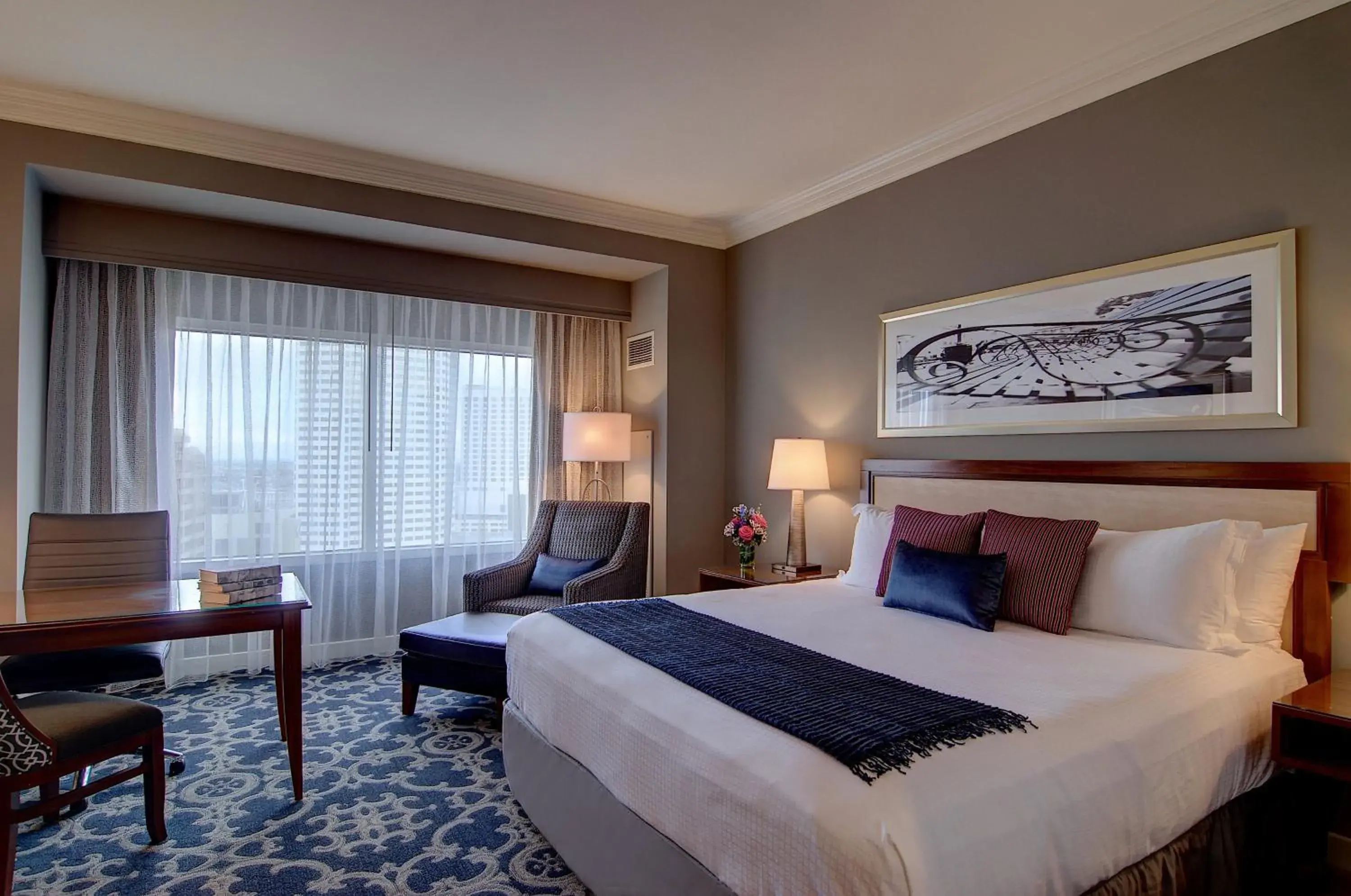 Photo of the whole room, Bed in Loews New Orleans Hotel Photo of the whole room, Bed in Loews New Orleans Hotel