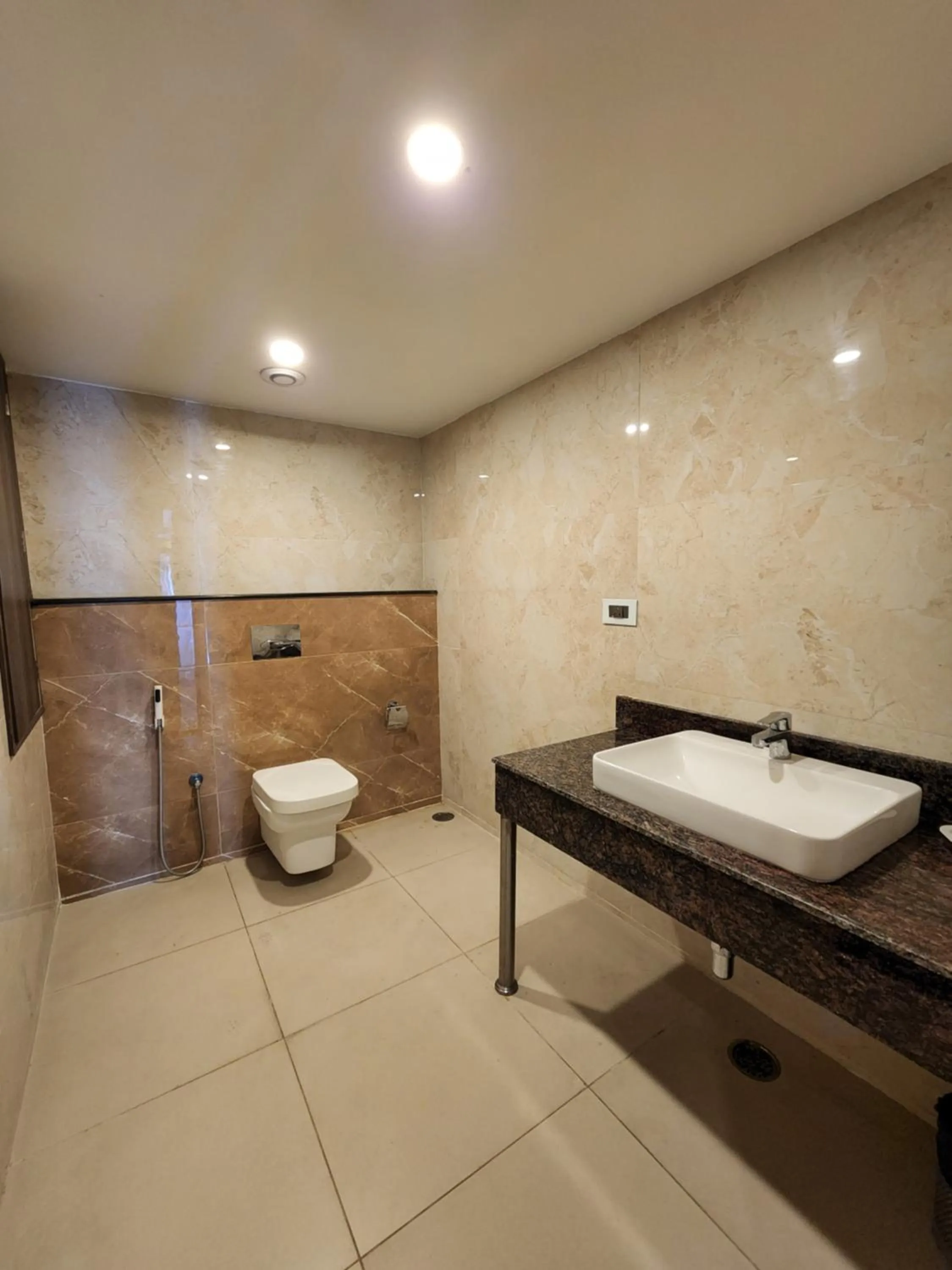 Bathroom in Hotel Preethi International