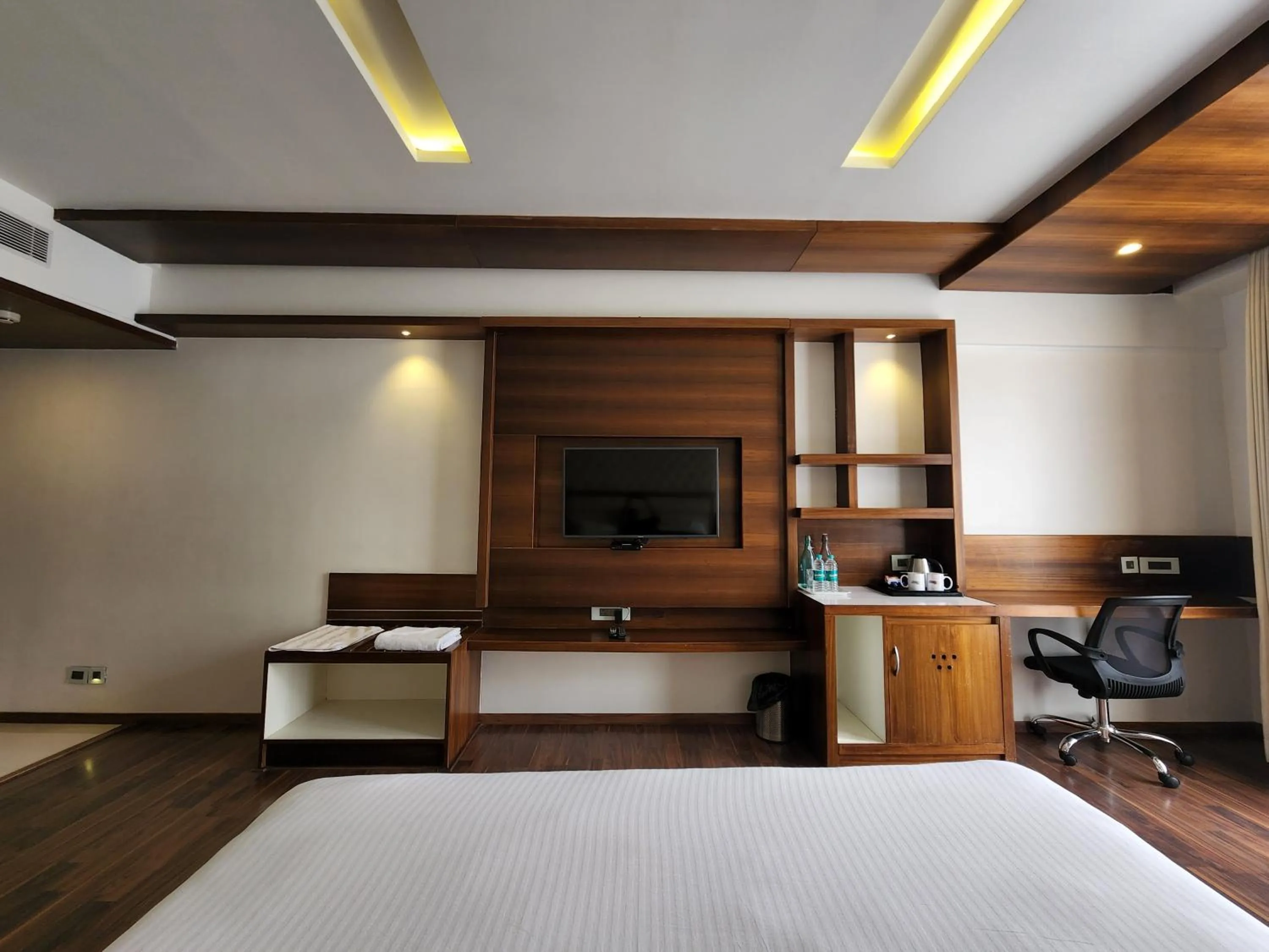 TV and multimedia, Bed in Hotel Preethi International