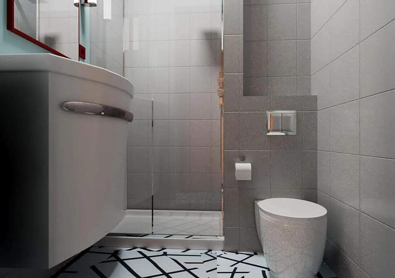 Bathroom in McDreams Hotel Stuttgart-City