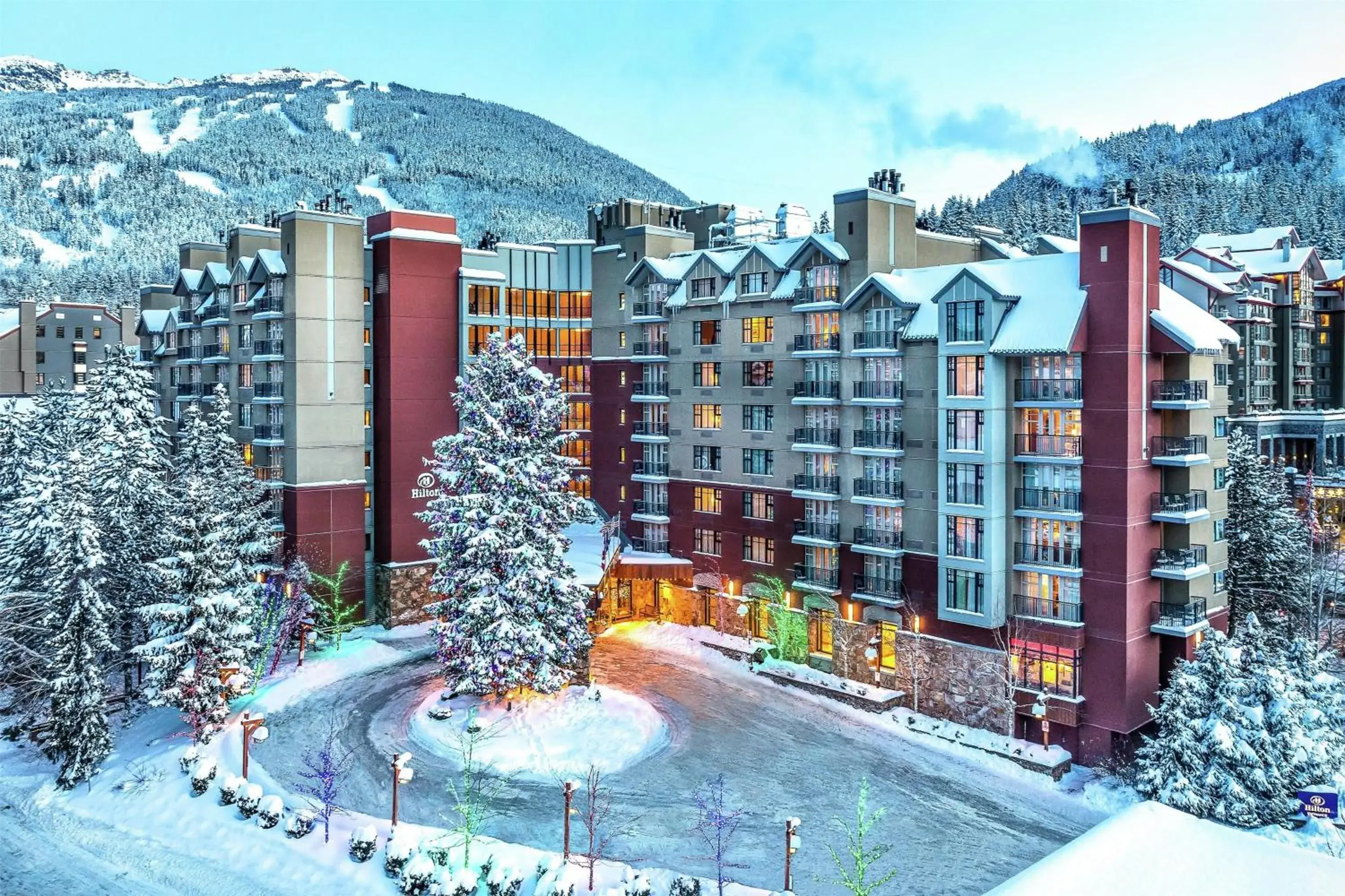 Property building in Hilton Whistler Resort & Spa Property building in Hilton Whistler Resort & Spa