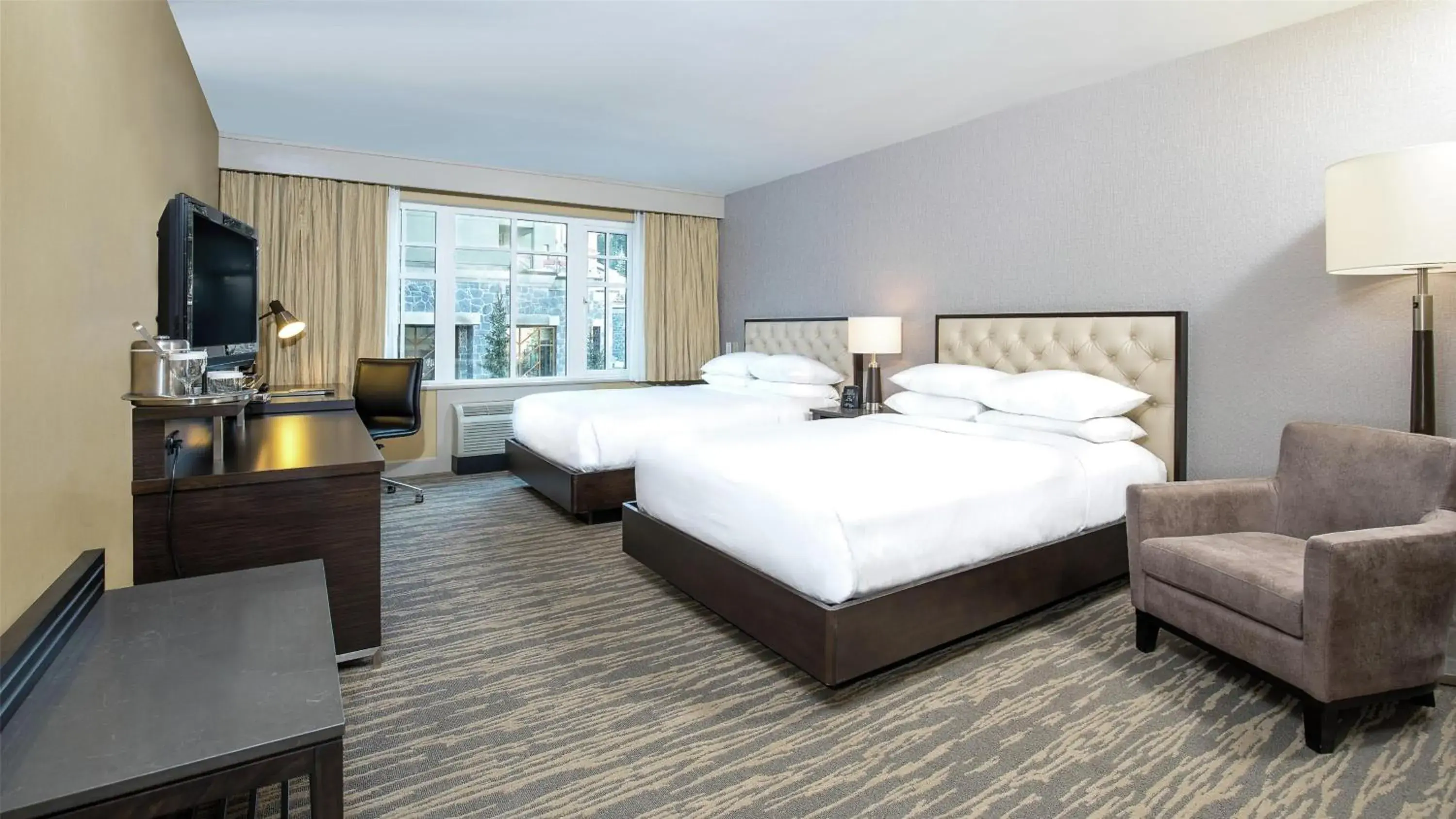 Bed in Hilton Whistler Resort & Spa Bed in Hilton Whistler Resort & Spa