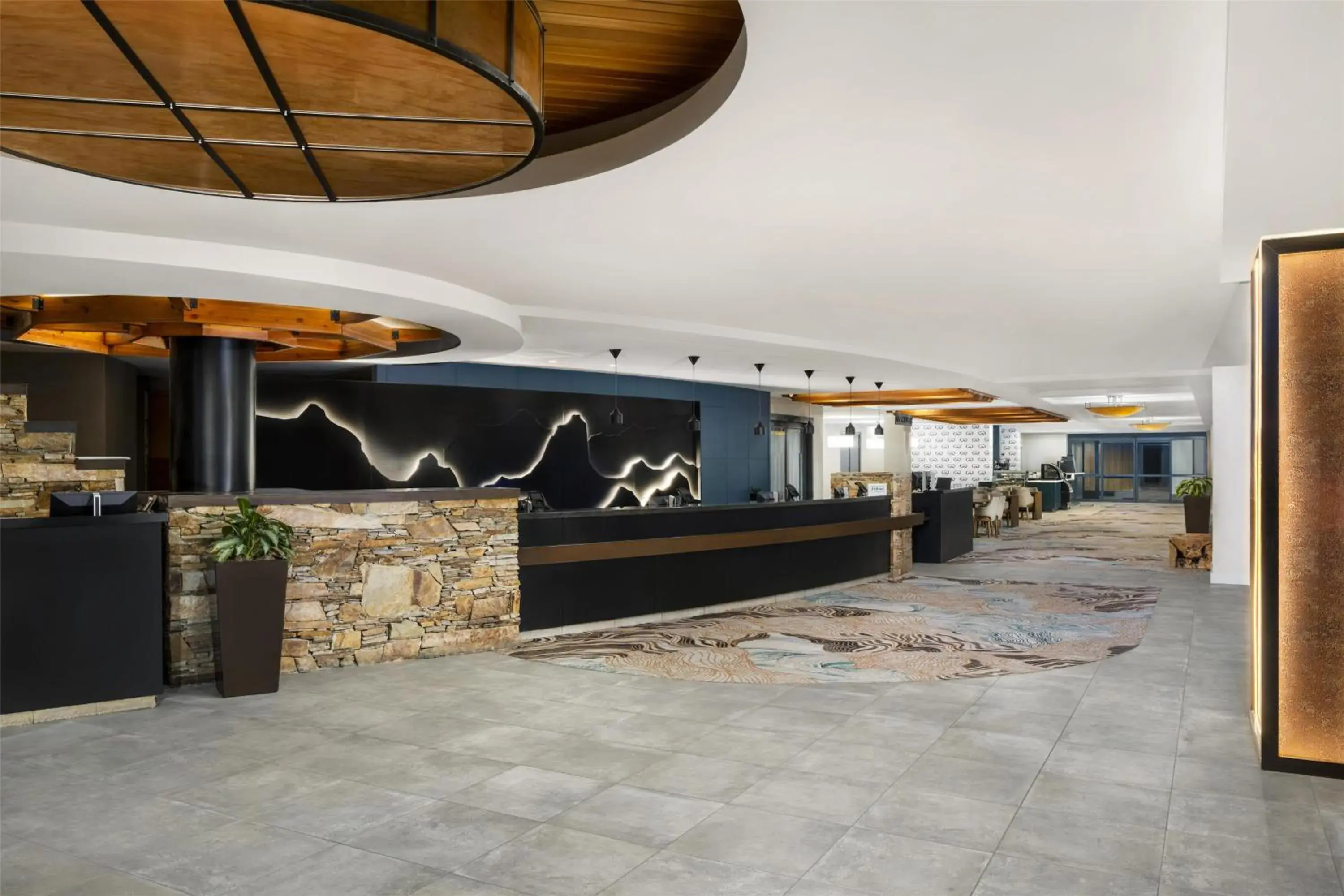 Lobby or reception in Hilton Whistler Resort & Spa Lobby or reception in Hilton Whistler Resort & Spa