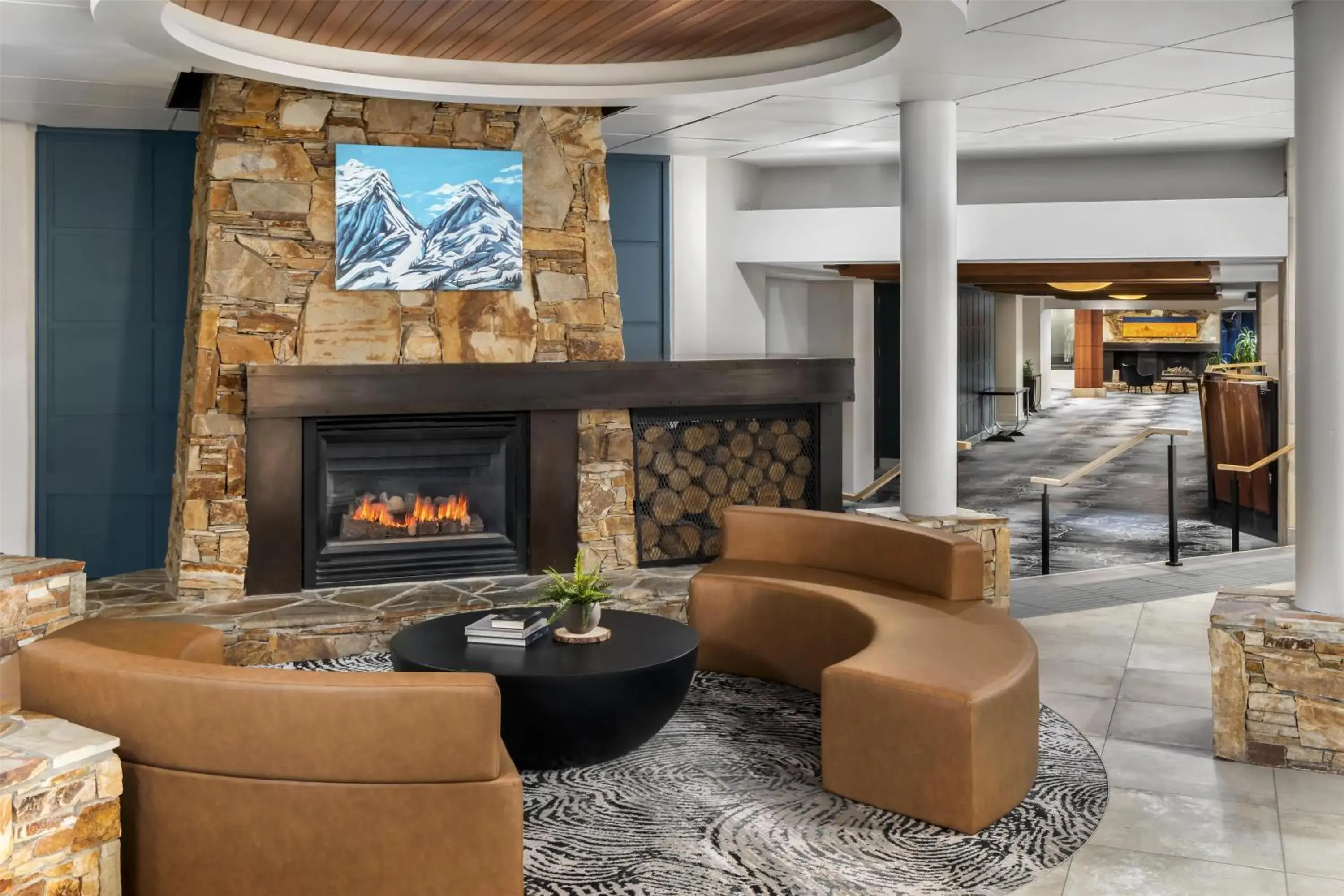 Lobby or reception in Hilton Whistler Resort & Spa Lobby or reception in Hilton Whistler Resort & Spa