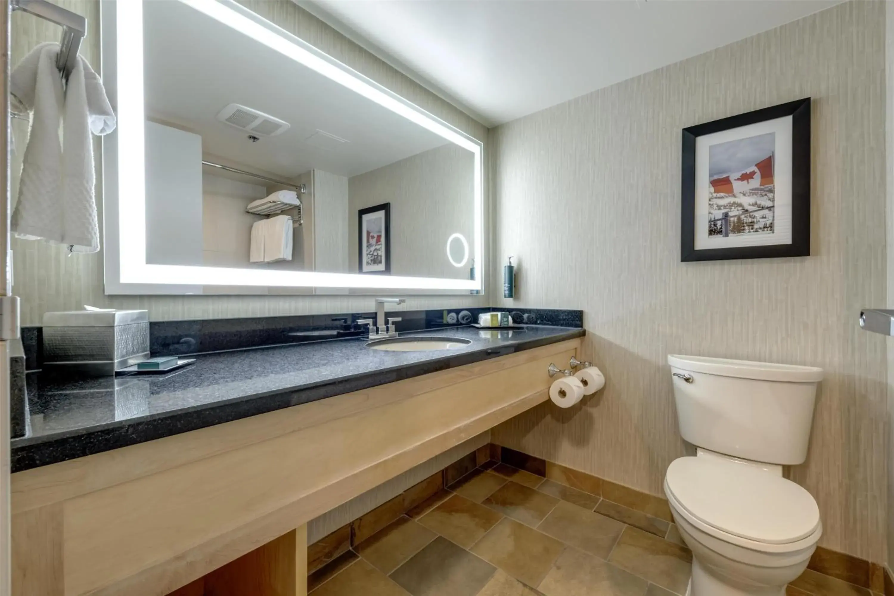 Bathroom in Hilton Whistler Resort & Spa Bathroom in Hilton Whistler Resort & Spa