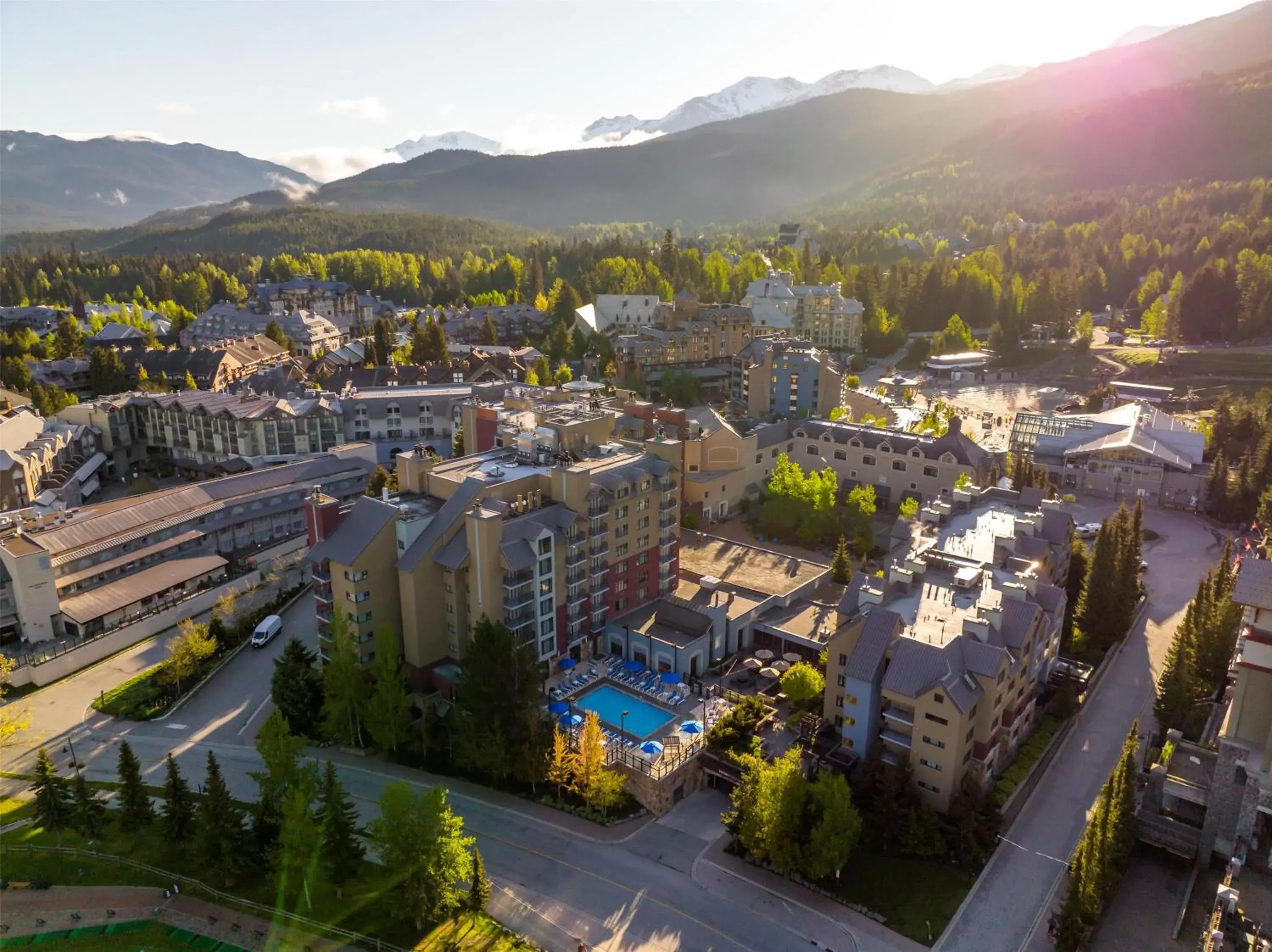 Property building in Hilton Whistler Resort & Spa Property building in Hilton Whistler Resort & Spa