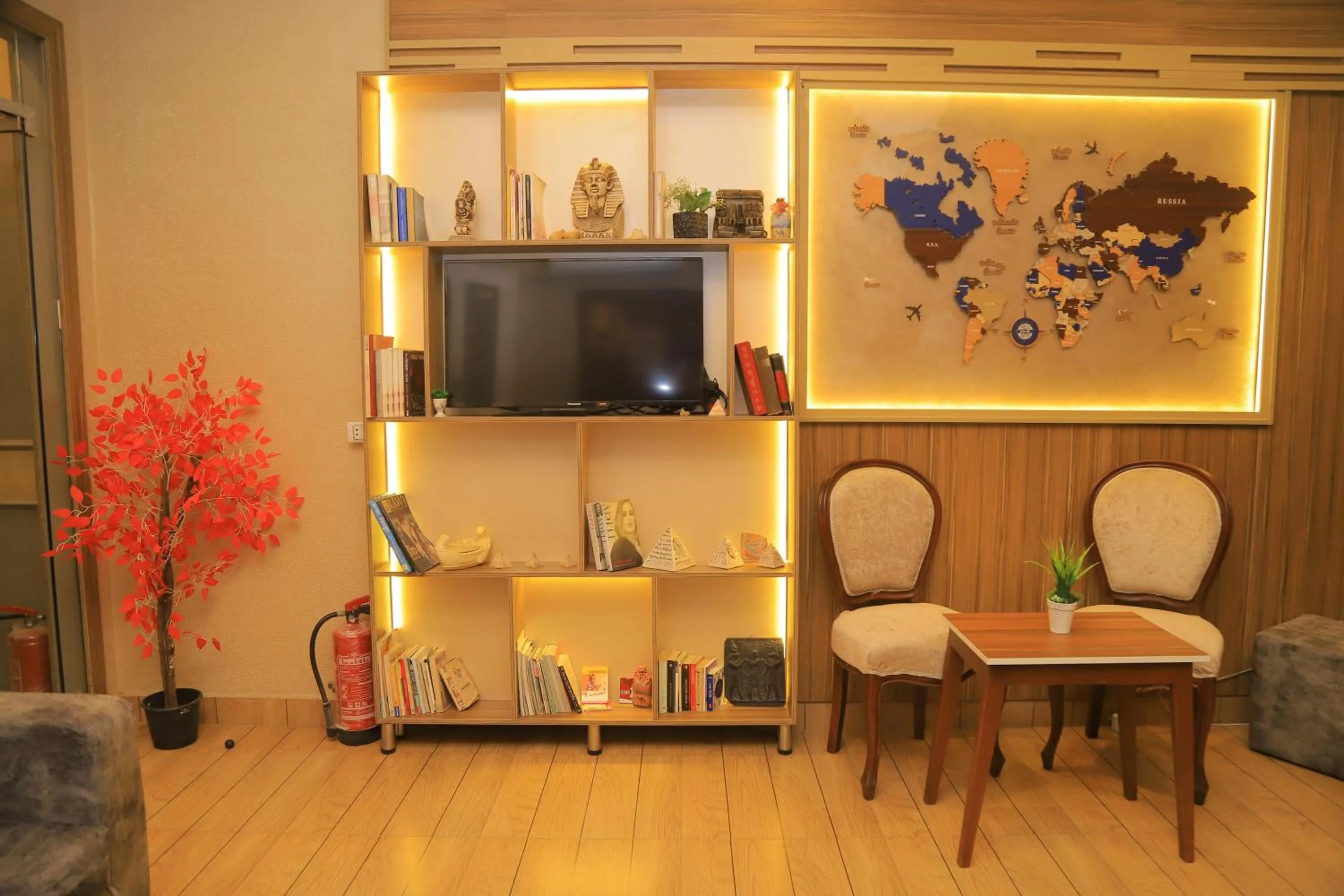 Lobby or reception in Holy Sheet Hostel