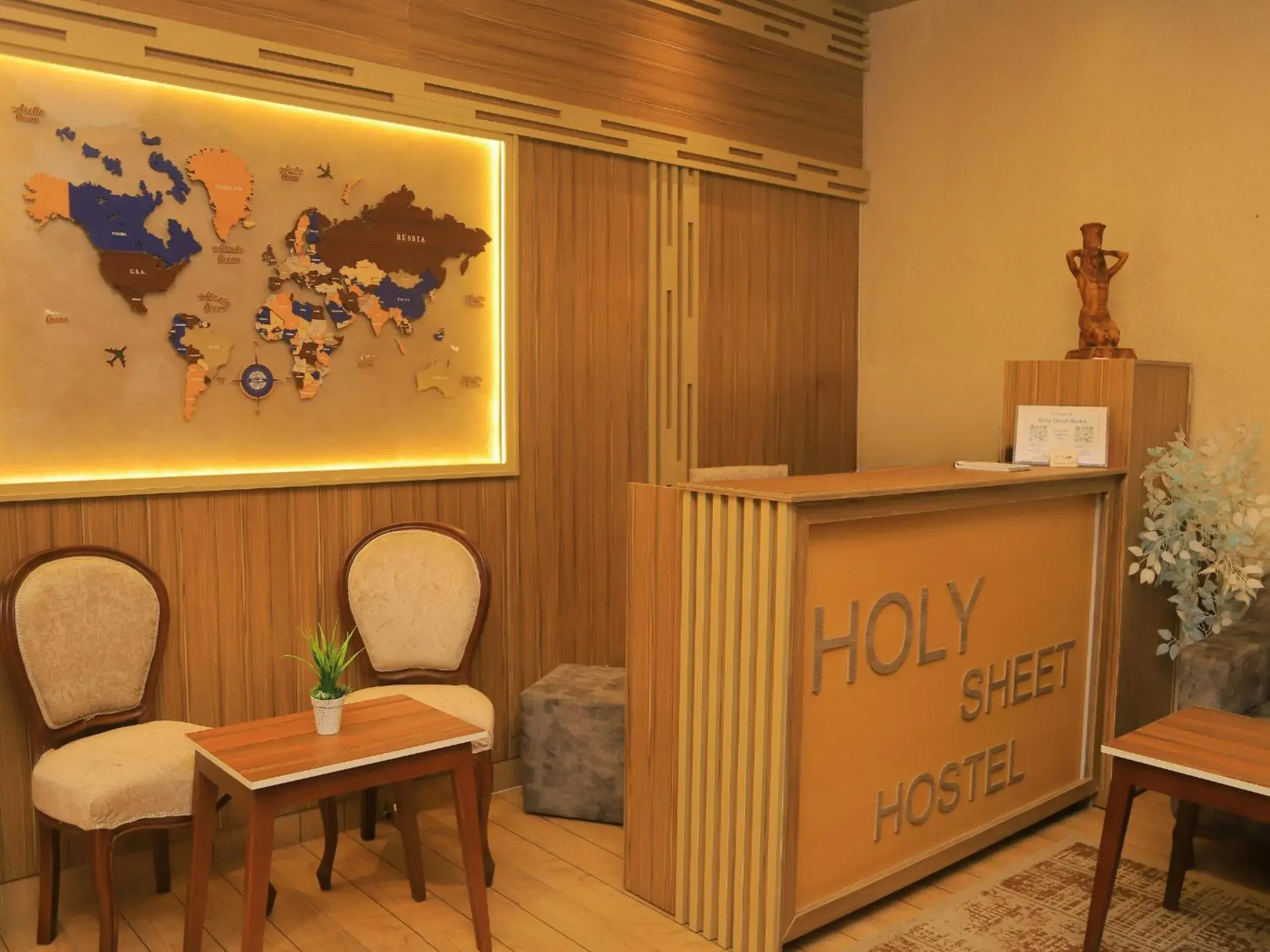 Lobby or reception in Holy Sheet Hostel Lobby or reception in Holy Sheet Hostel