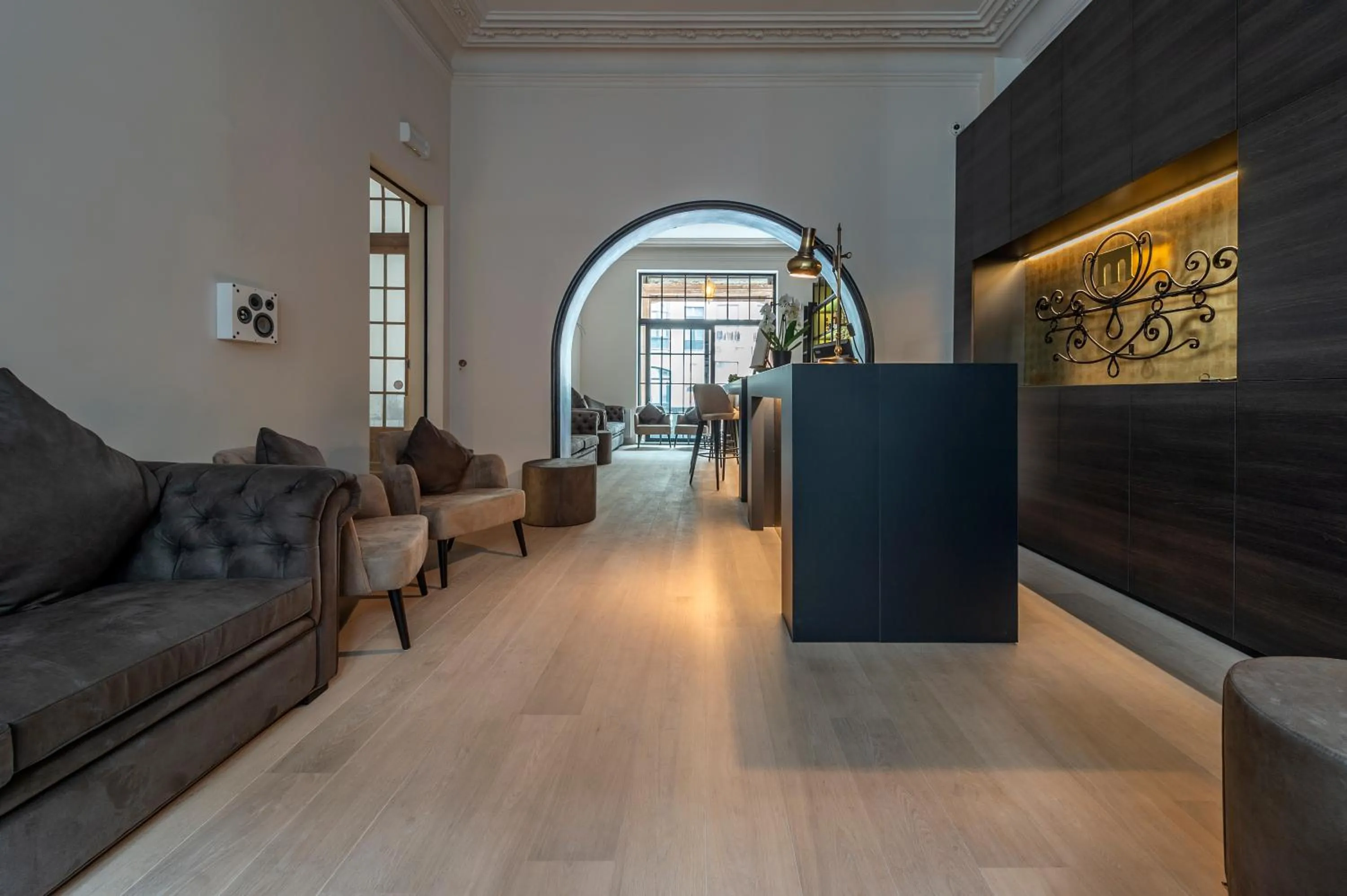 Lobby or reception in Hotel Monarc