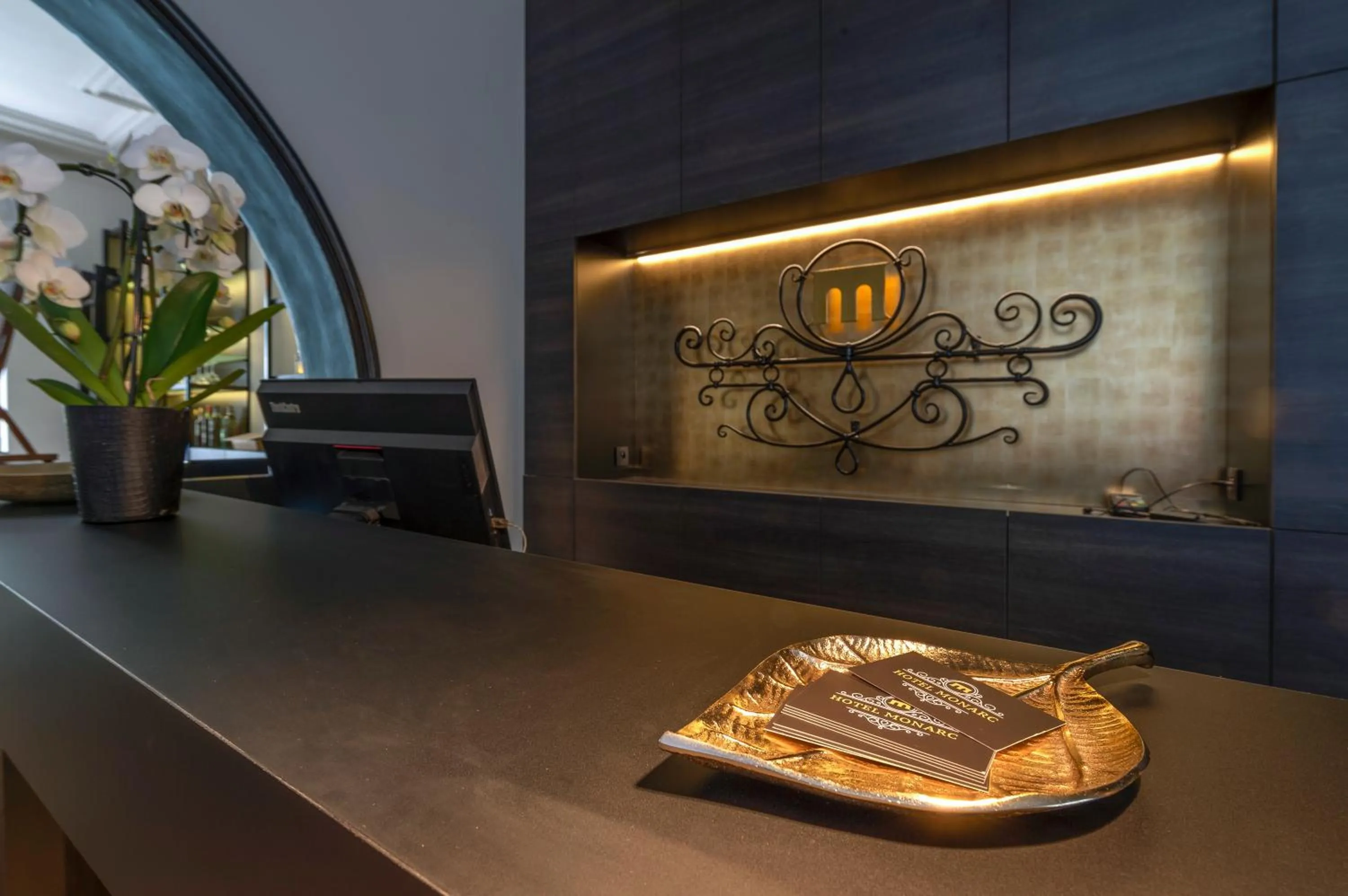 Property logo or sign in Hotel Monarc