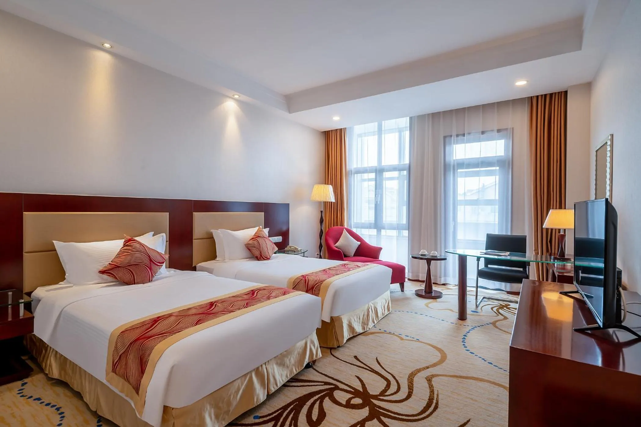 Bed in Grand Metropark Hotel Shandong