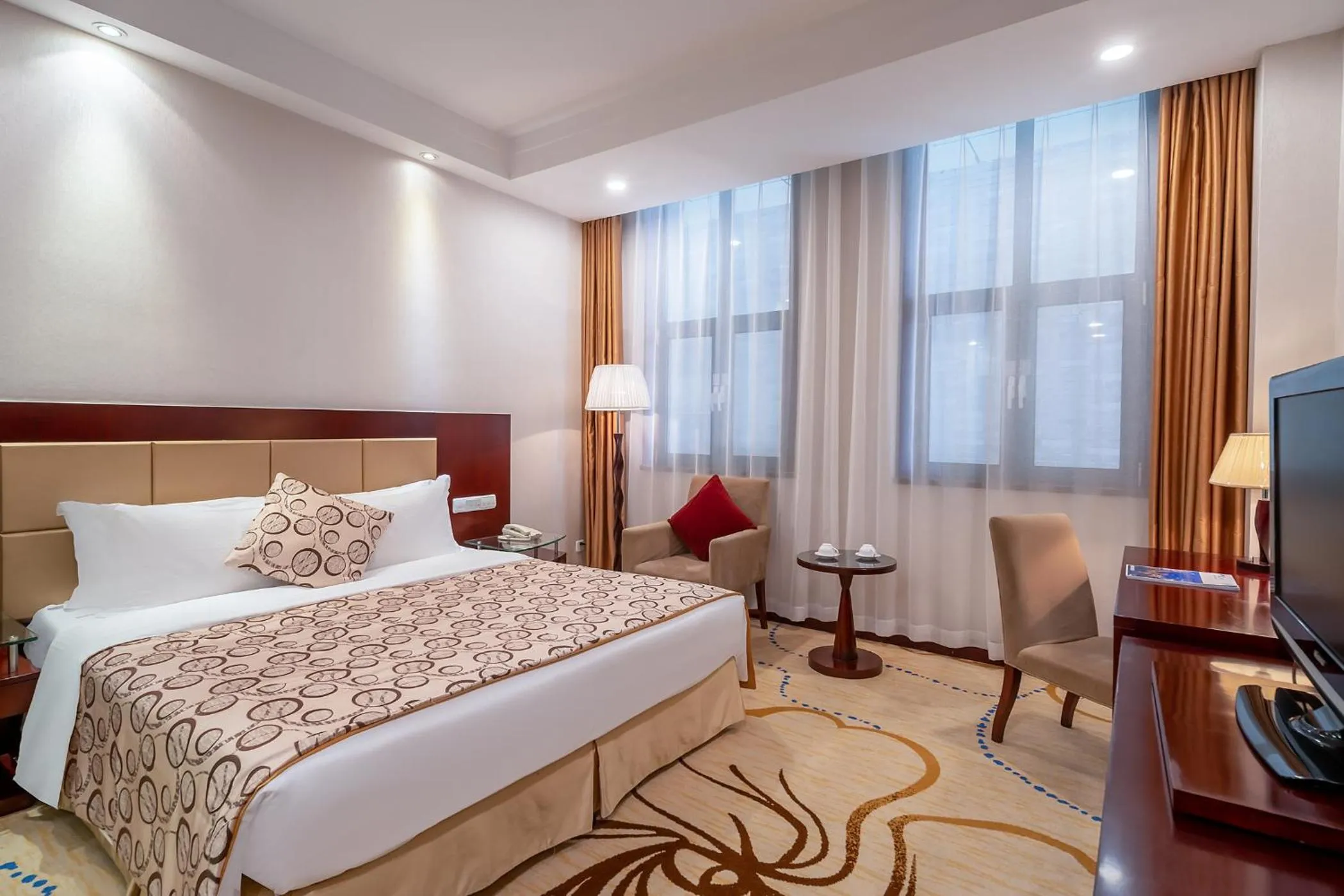 Bed in Grand Metropark Hotel Shandong