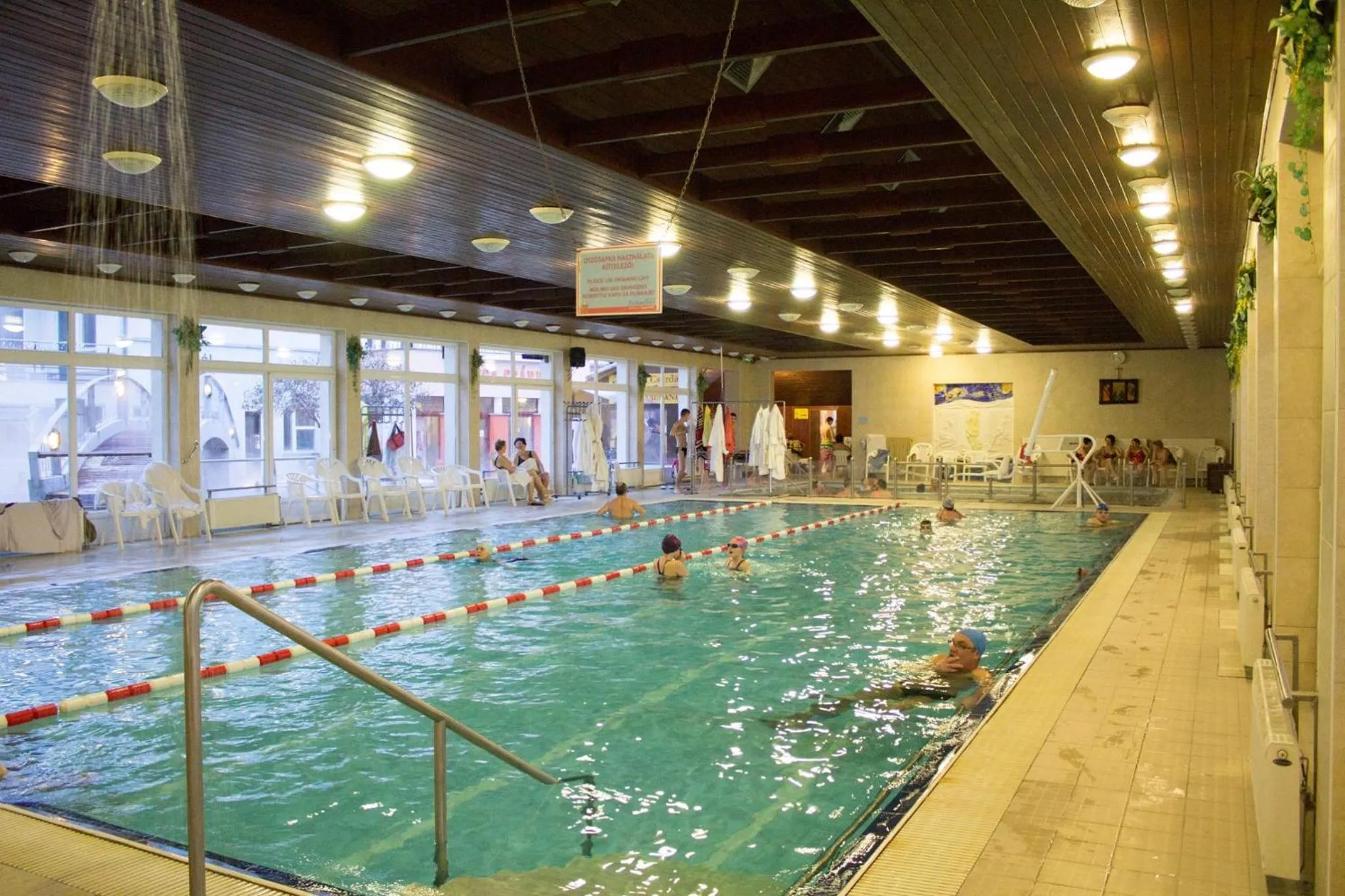 Swimming pool in Thermál Panzió