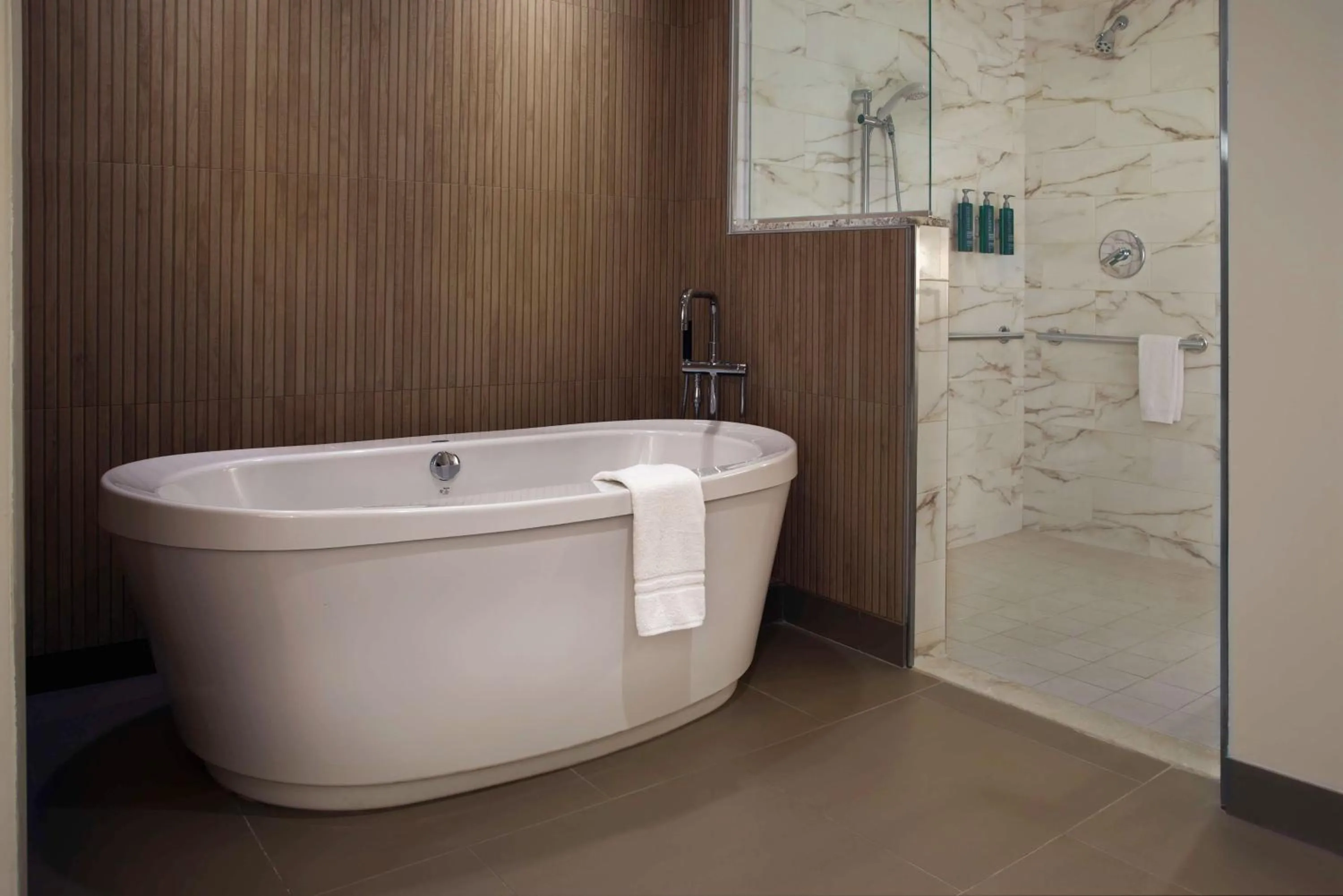 Bathroom in Hilton Omaha