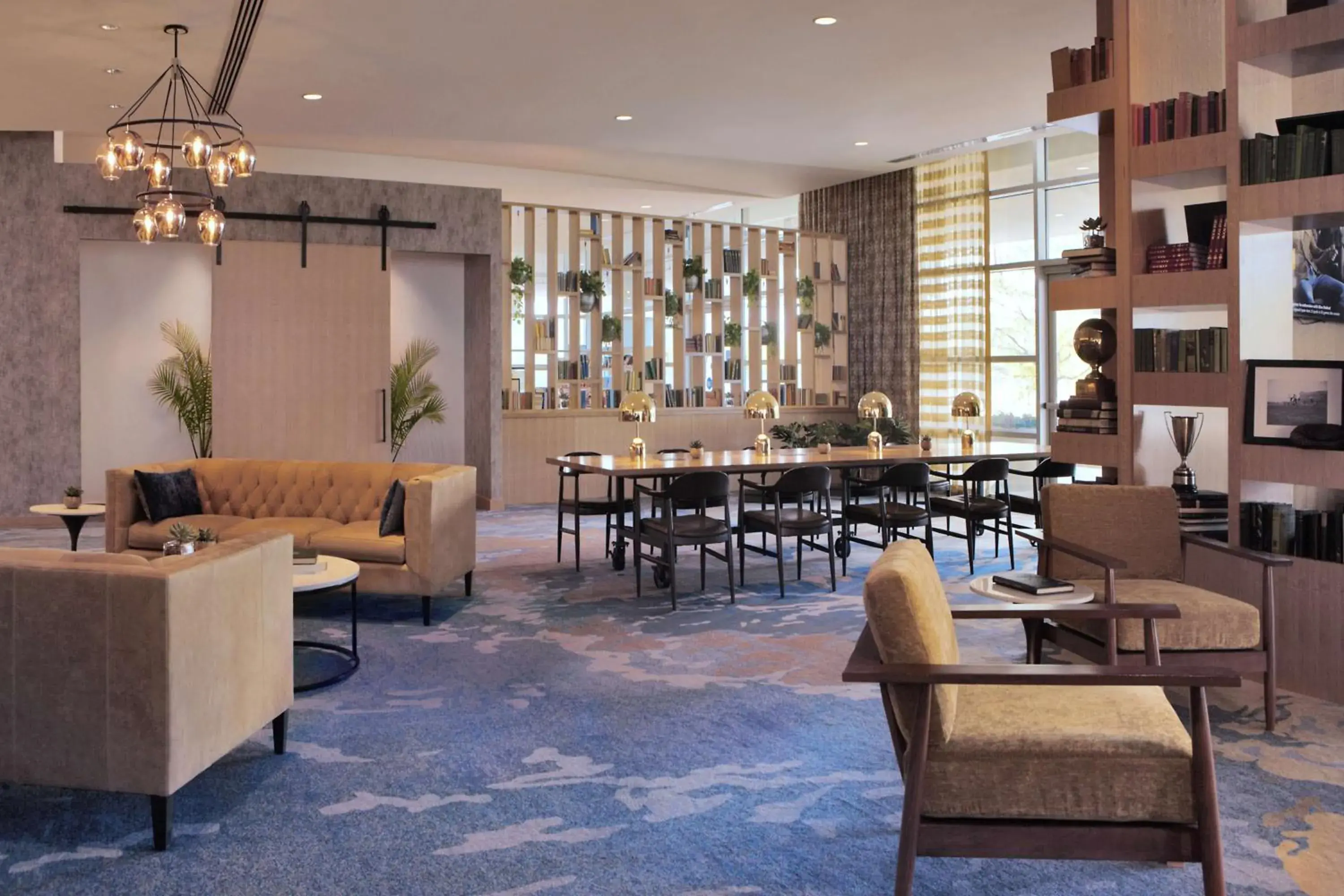 Lobby or reception in Hilton Omaha Lobby or reception in Hilton Omaha