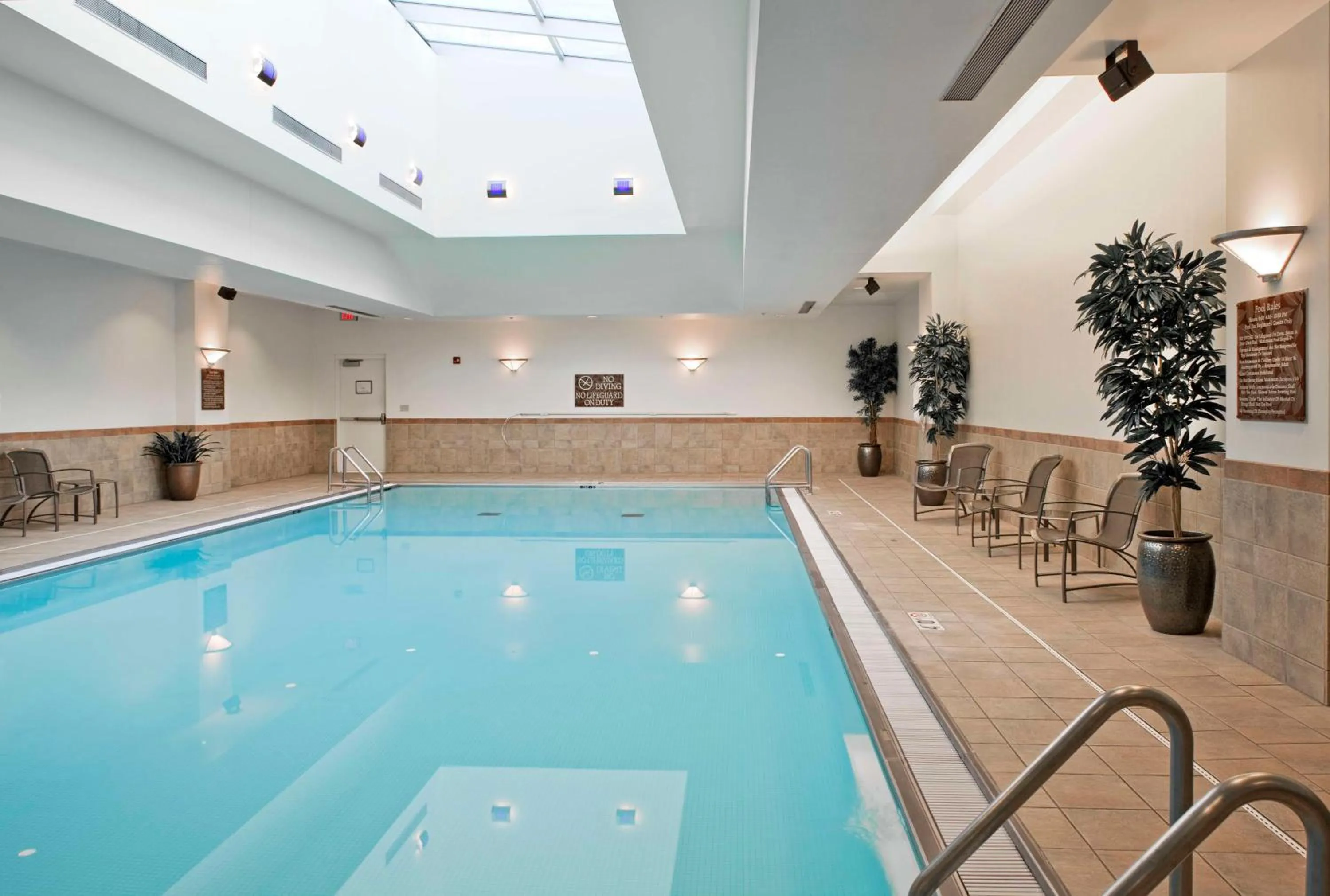 Pool view in Hilton Omaha