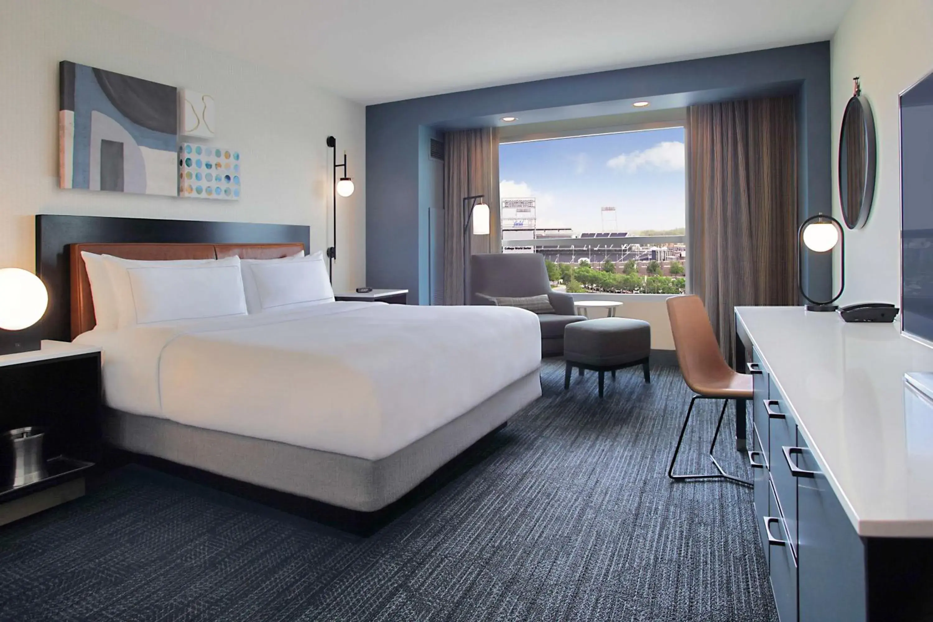 Bed in Hilton Omaha Bed in Hilton Omaha