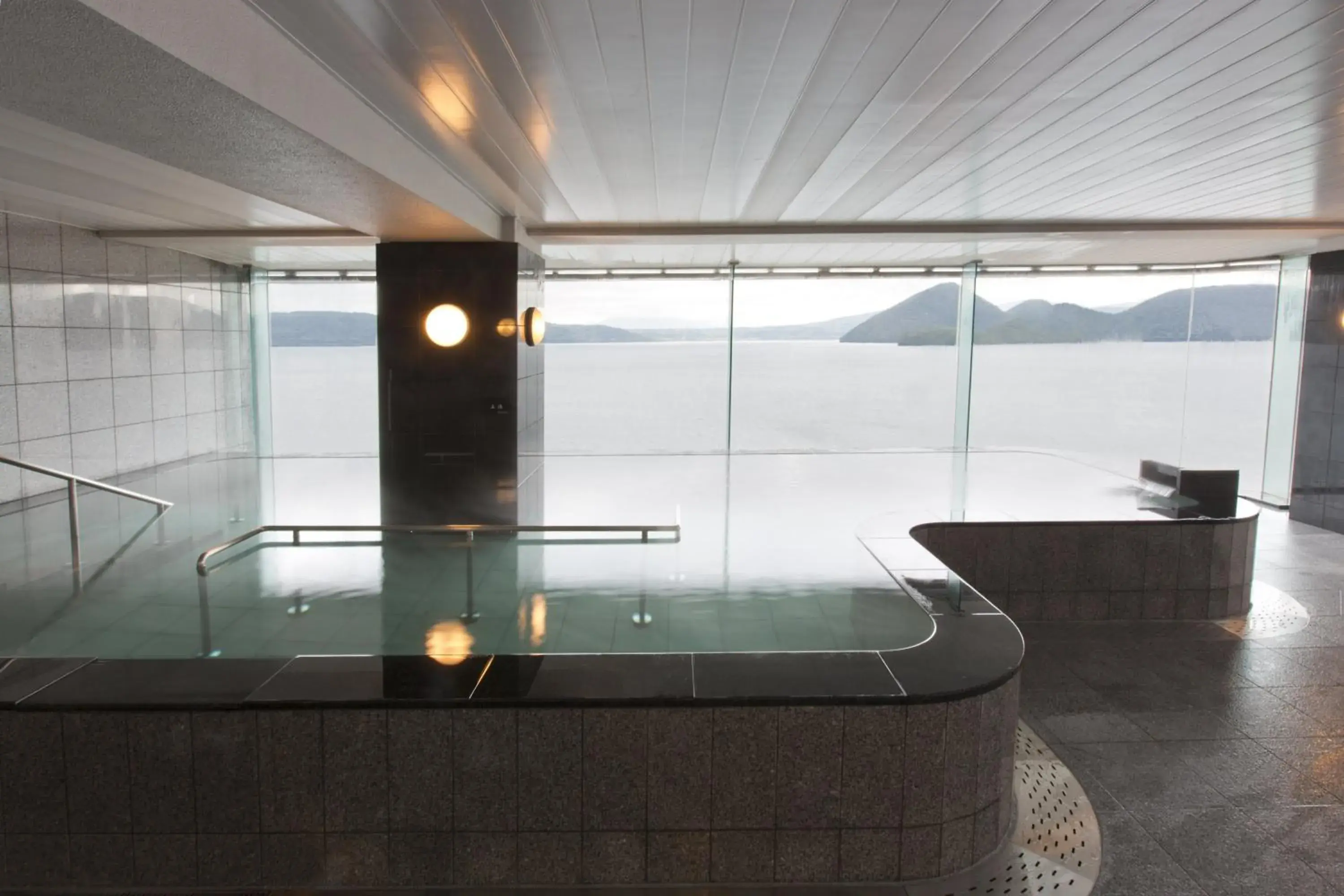 Hot Spring Bath in The Lake View Toya Nonokaze Resort Hot Spring Bath in The Lake View Toya Nonokaze Resort