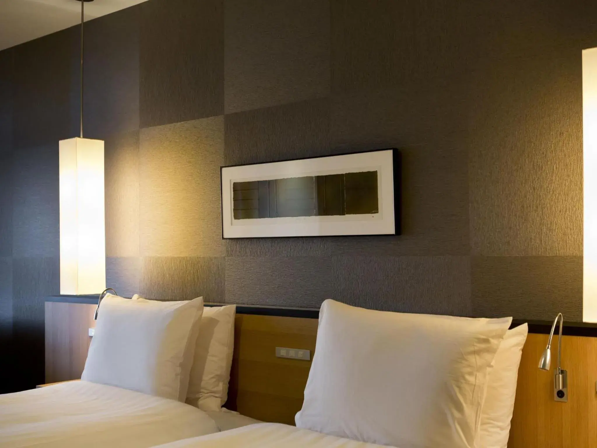 Bed in The Lake View Toya Nonokaze Resort Bed in The Lake View Toya Nonokaze Resort