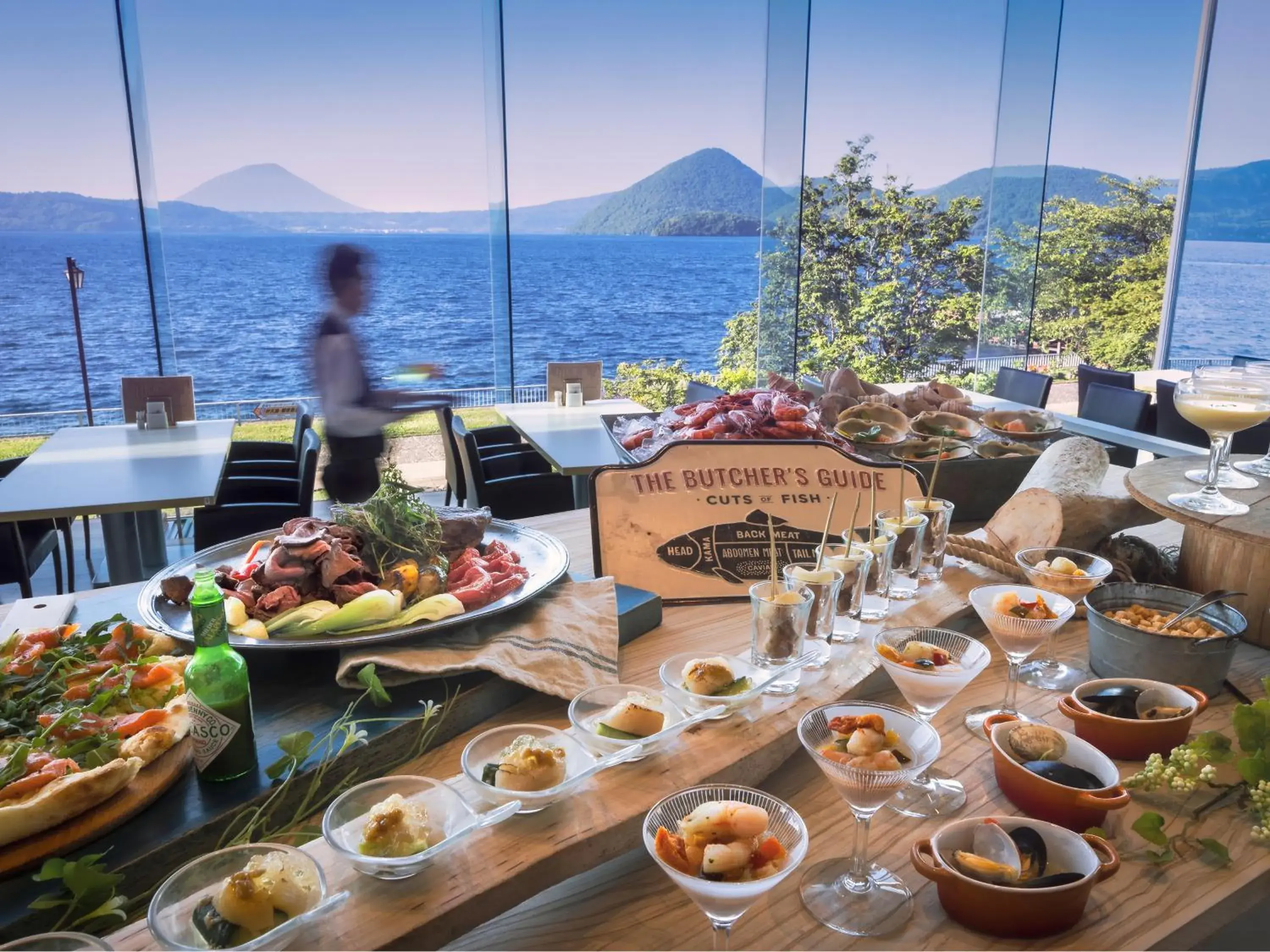 Restaurant/places to eat in The Lake View Toya Nonokaze Resort Restaurant/places to eat in The Lake View Toya Nonokaze Resort