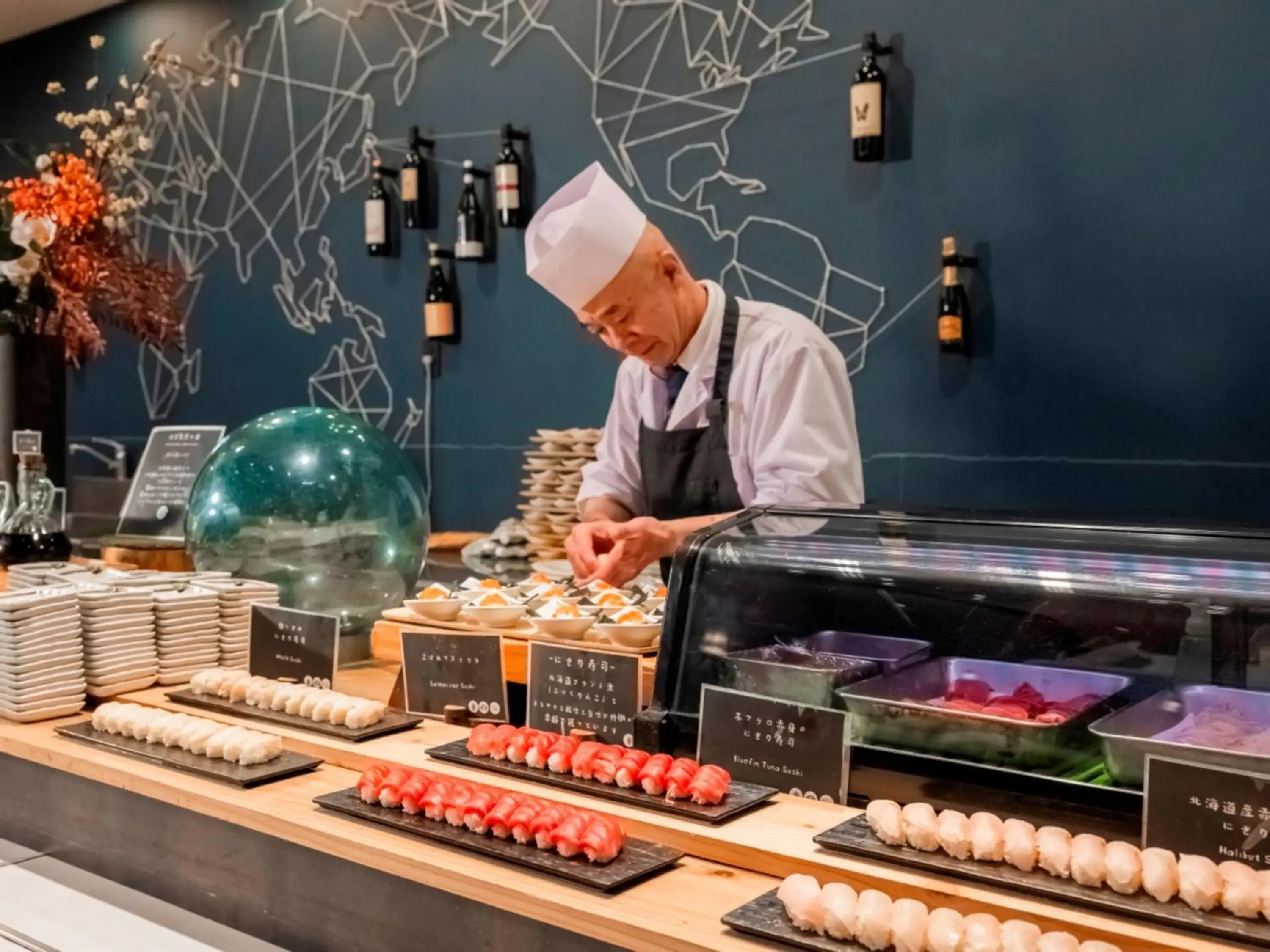 Food in The Lake View Toya Nonokaze Resort Food in The Lake View Toya Nonokaze Resort