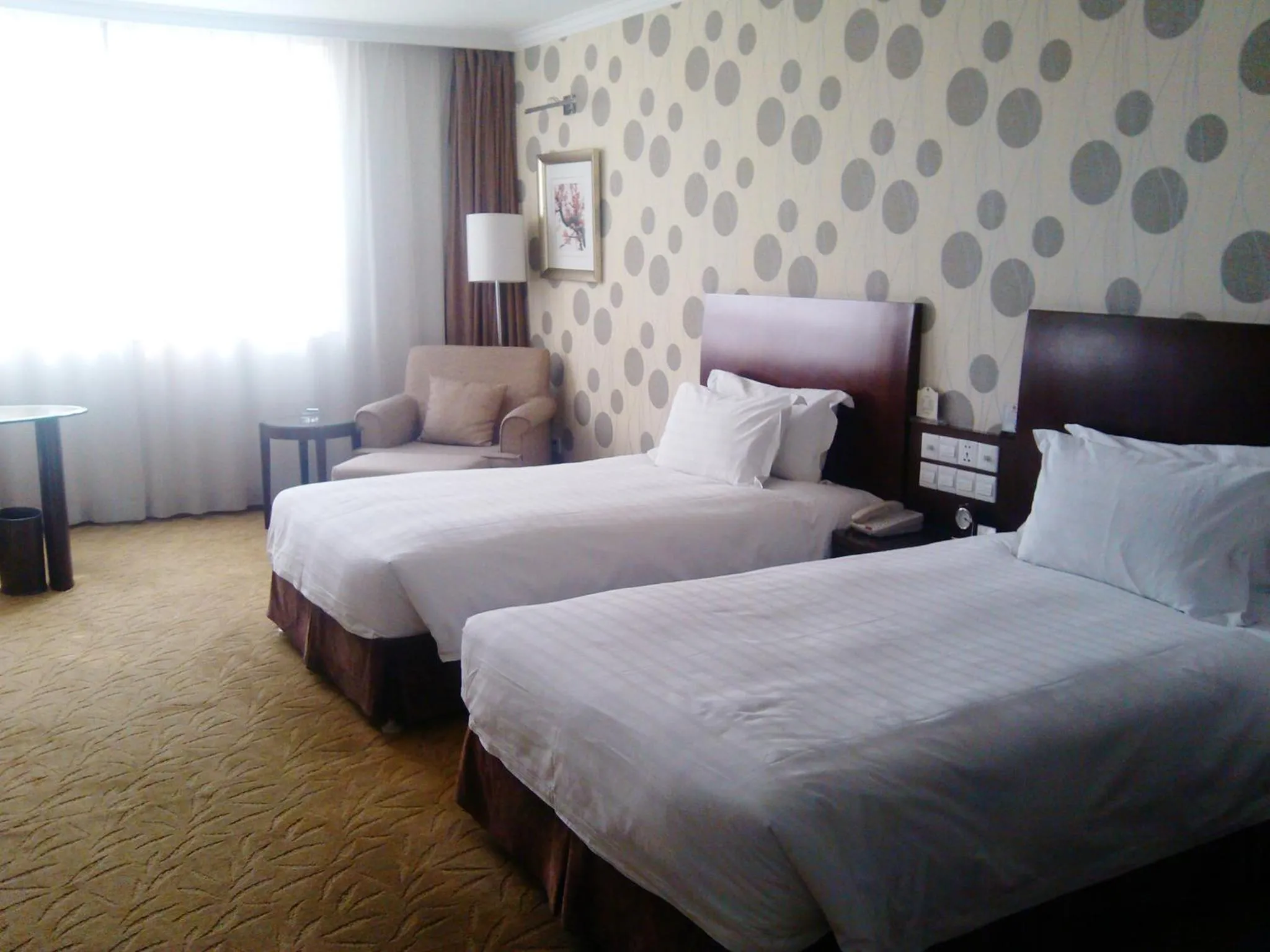 Decorative detail, Bed in Grand Metropark Wanshi Hotel Taiyuan