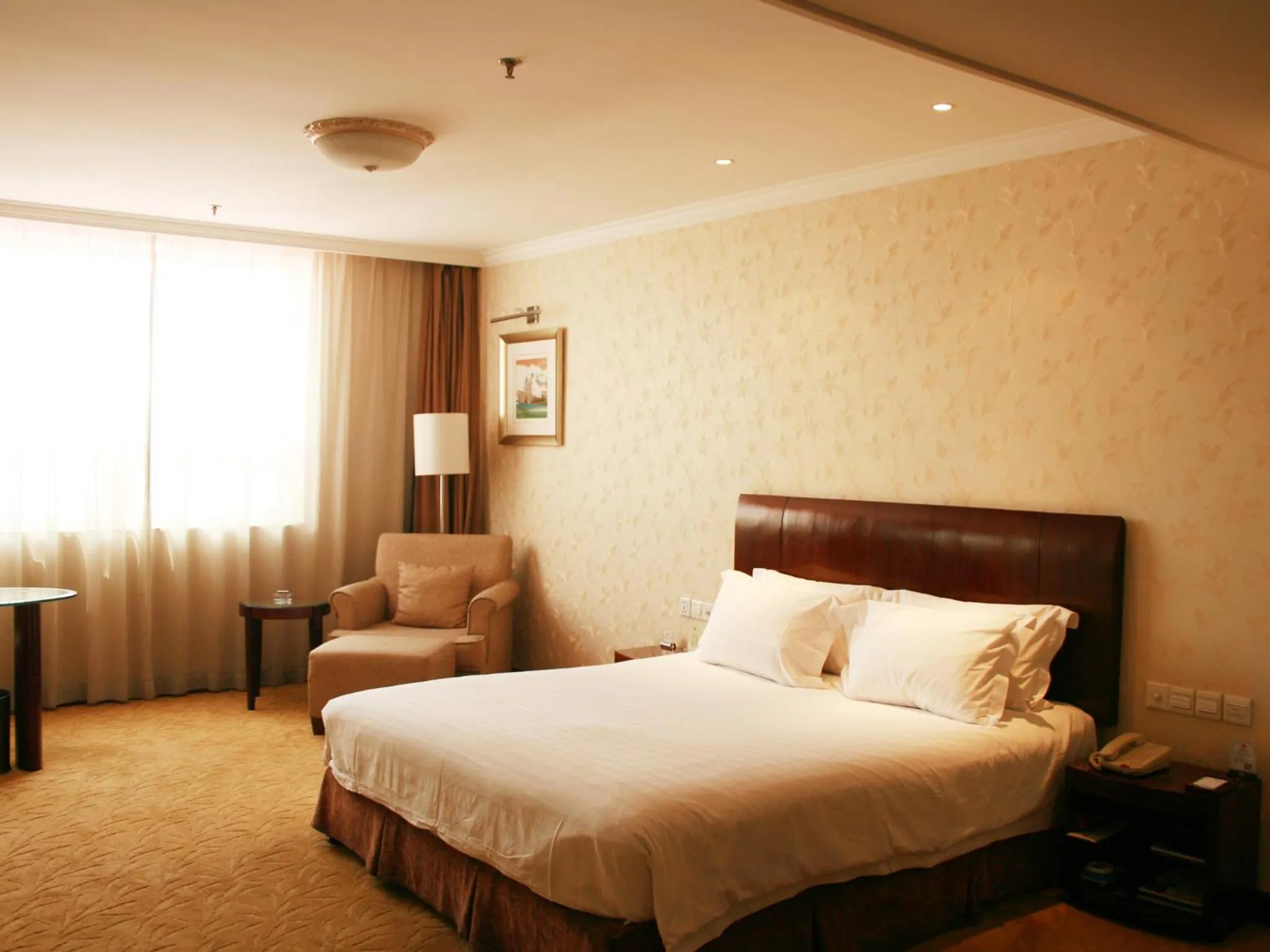 Decorative detail, Bed in Grand Metropark Wanshi Hotel Taiyuan