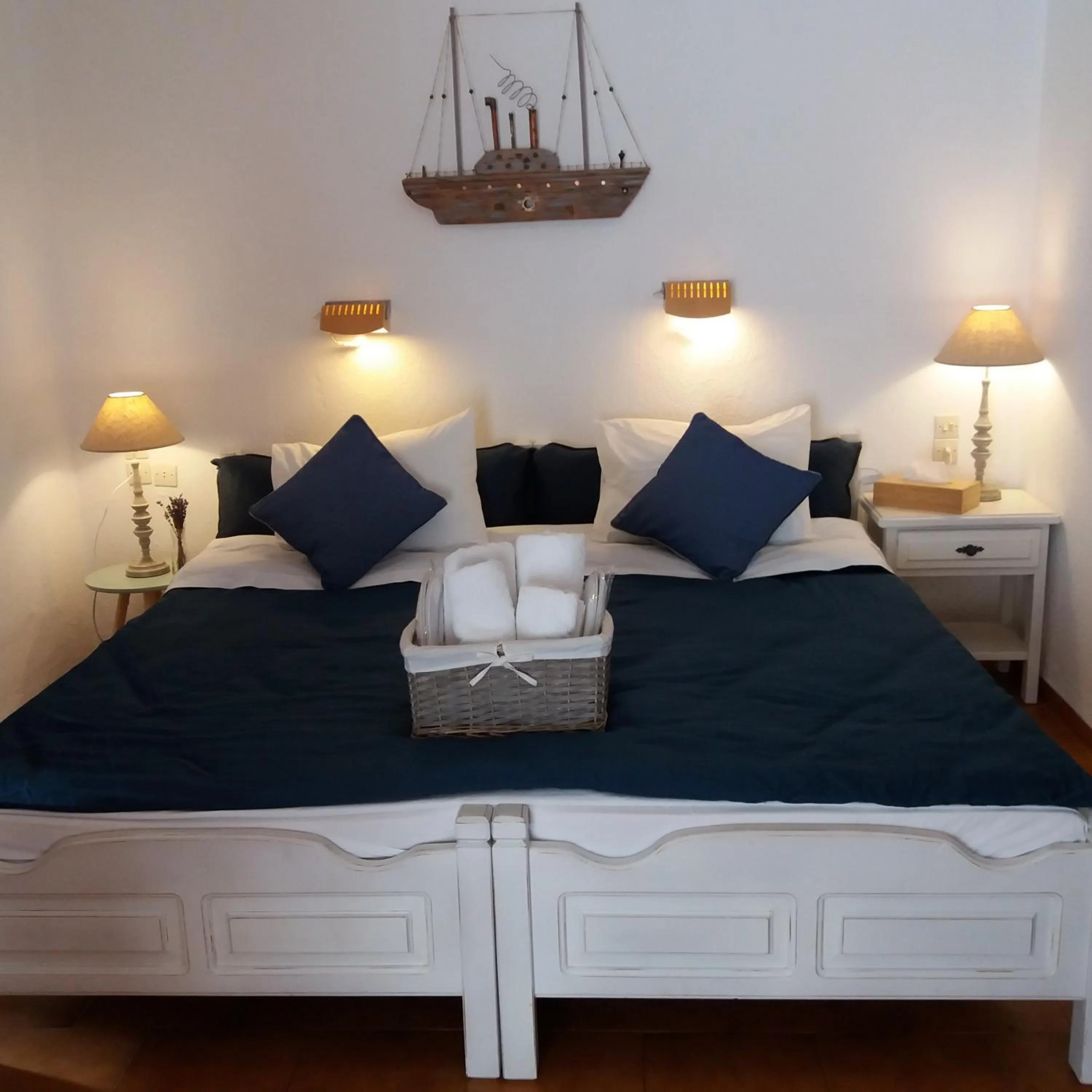 Bed in Anofli Suites