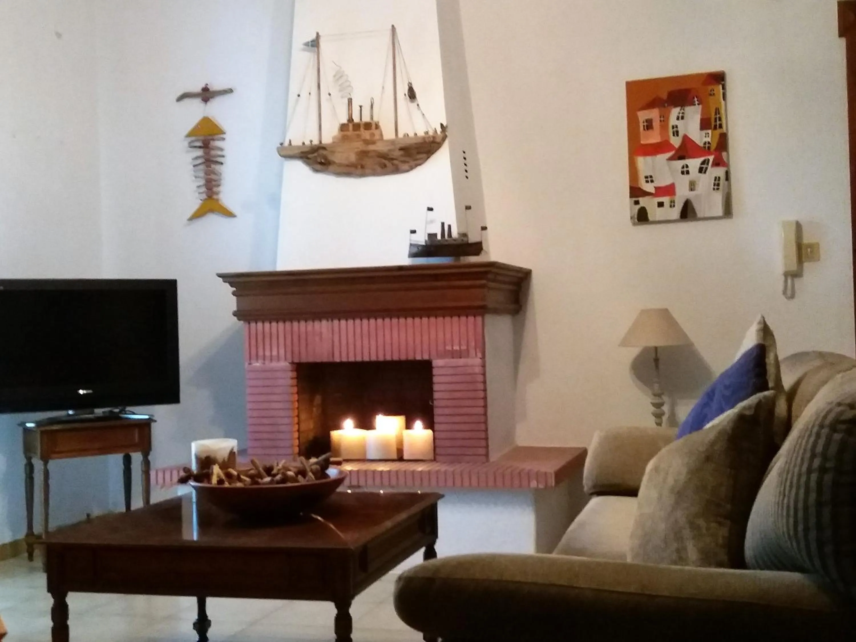 Living room in Anofli Suites