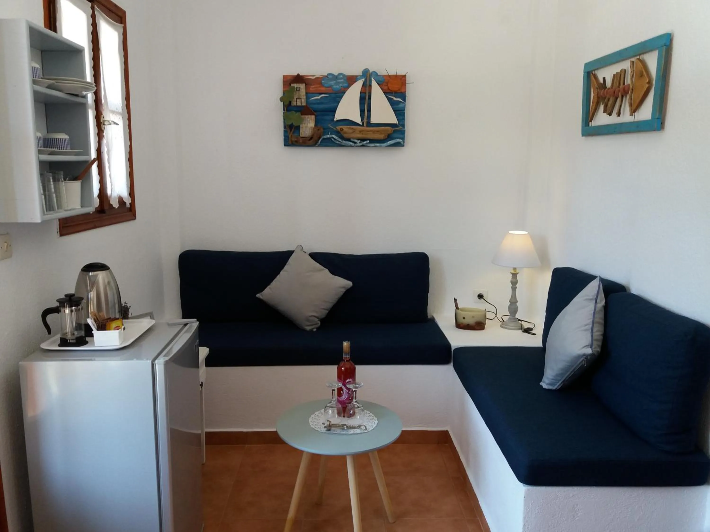 Living room in Anofli Suites